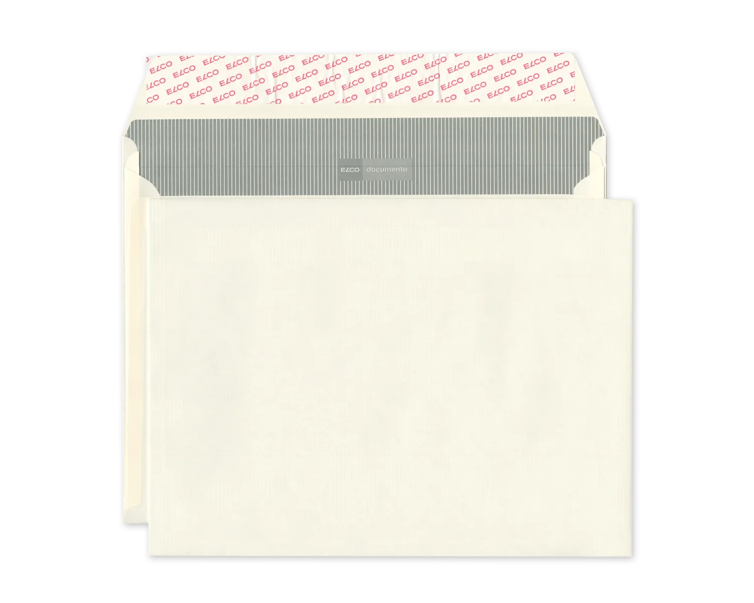 Couvert mit Seitenfalten, ELCO Documento, C4 Plus, ohne Fenster, Haftklebeverschluss, 120g/m2, beige