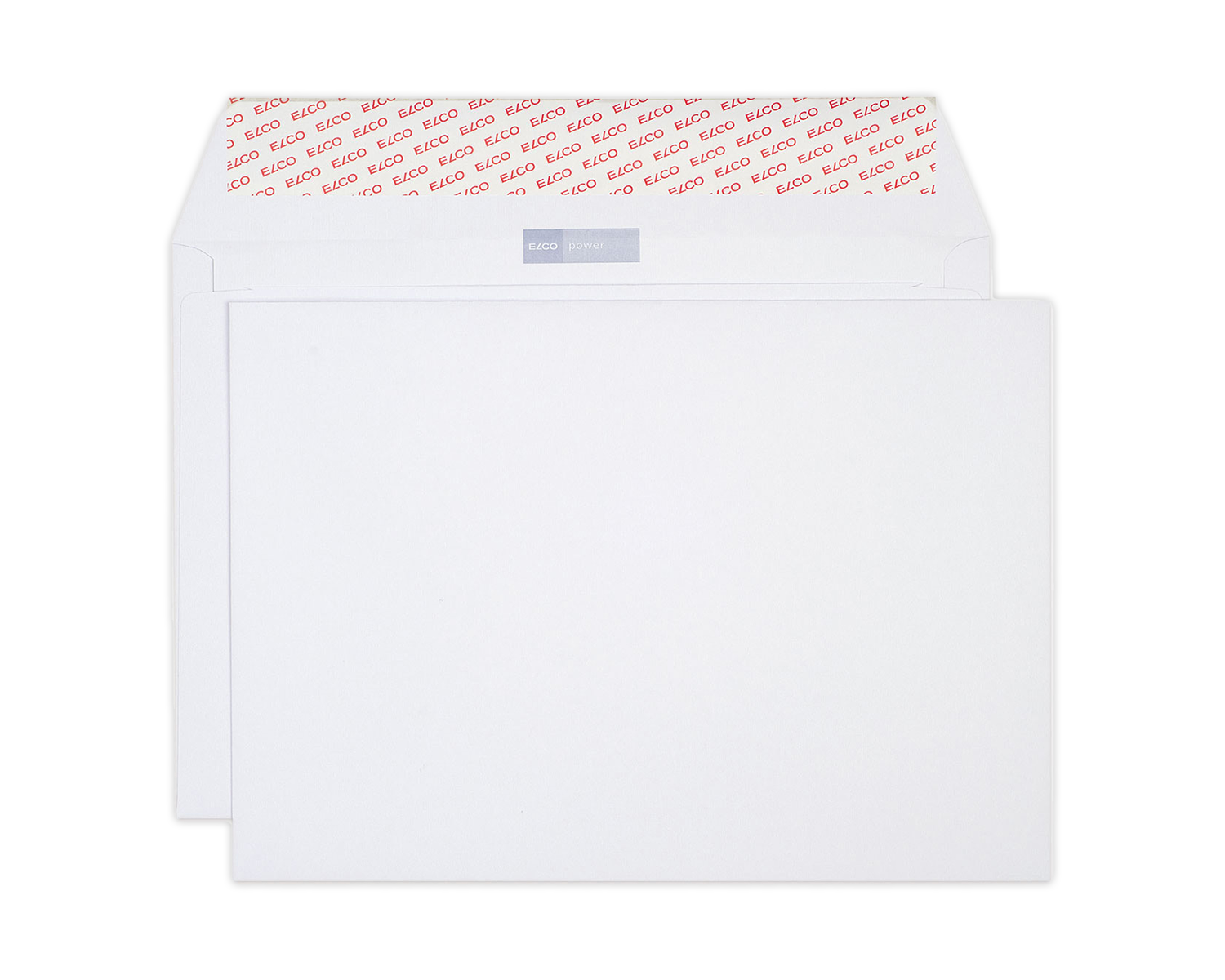 Image of Couvert, ELCO Power, B4, ohne Fenster, Haftklebeverschluss, 120g/m2, weiss