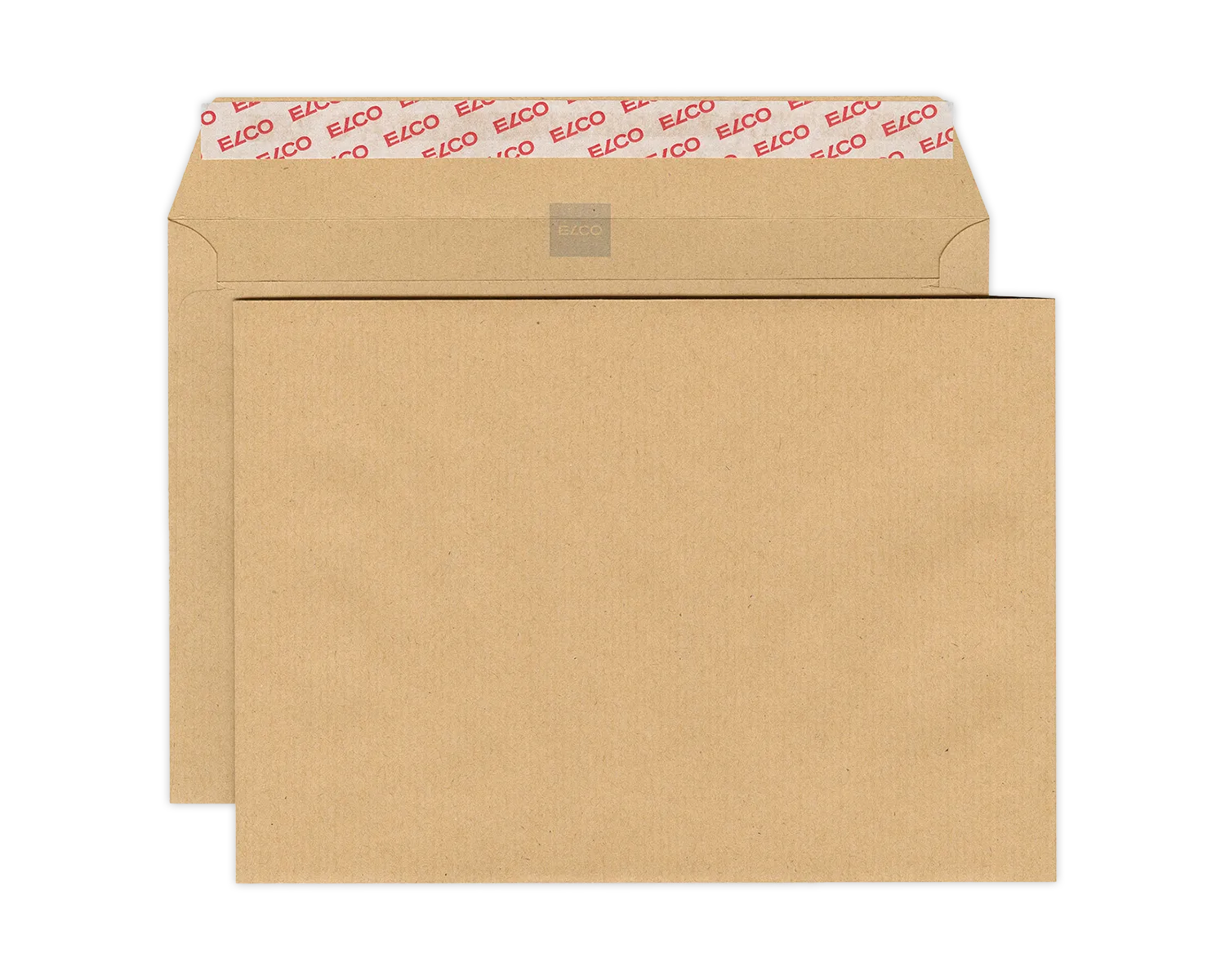 Couvert, ELCO, C5, ohne Fenster, Haftklebeverschluss, 90g/m2, braun