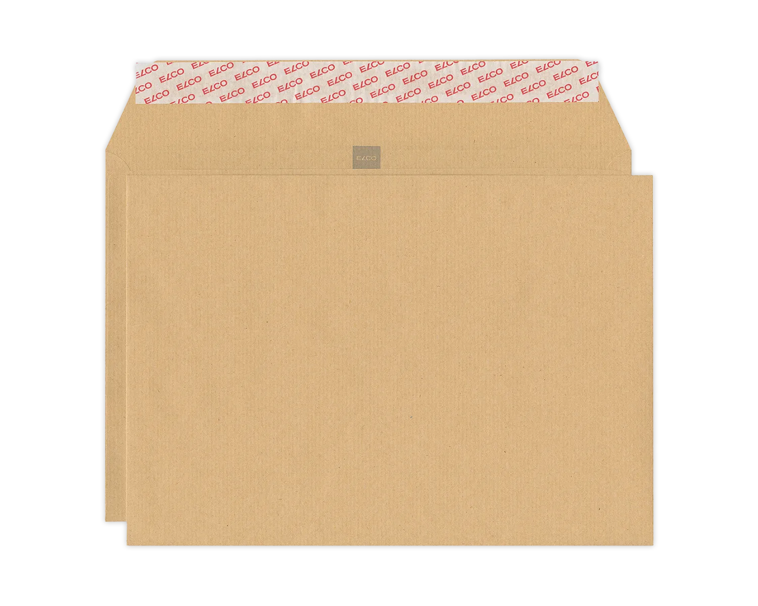 Enveloppe, ELCO, C4, Sans fenêtre, Fermeture auto-adhésive, 90g/m2, brun