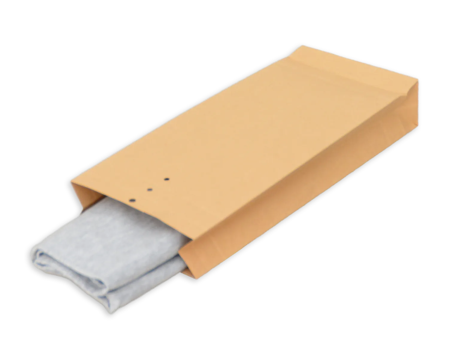 Sac &agrave; &eacute;chantillons avec fond bloc, ELCO, 140 x 50 x 345 mm, 120g/m2, brun