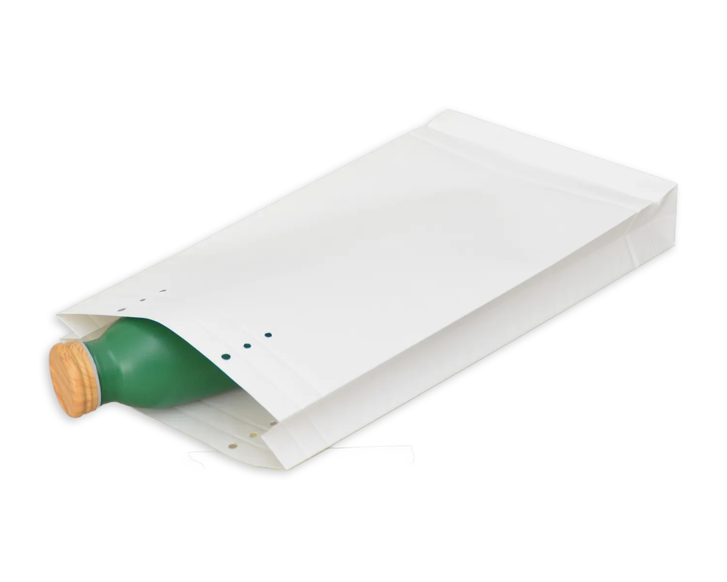 Sac &agrave; &eacute;chantillons avec fond bloc, ELCO, 220 x 50 x 405 mm, 140g/m2, blanc