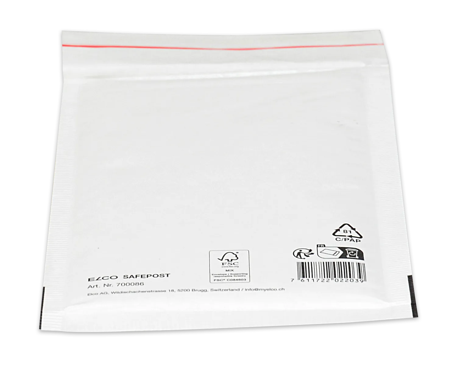 ELCO Safepost, 140 x 220 mm, Haftklebeverschluss, weiss