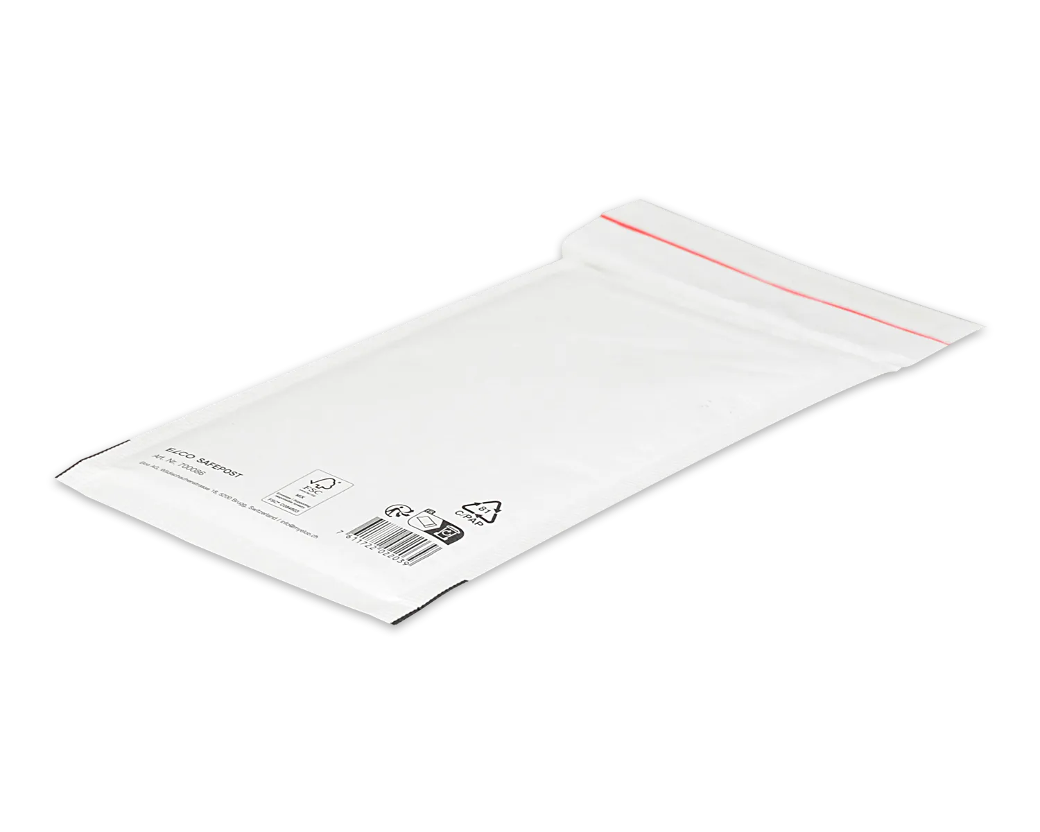 ELCO Safepost, 140 x 220 mm, Haftklebeverschluss, weiss