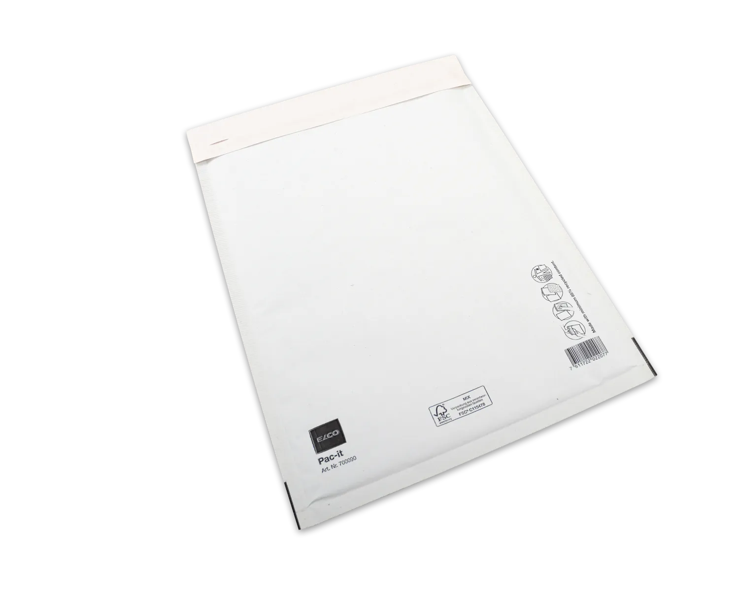 ELCO Safepost, 240 x 340 mm, Haftklebeverschluss, weiss