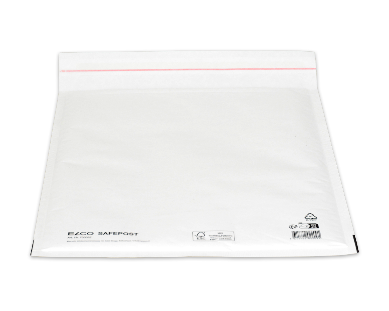 Image of ELCO Safepost, 290 x 370 mm, Haftklebeverschluss, weiss