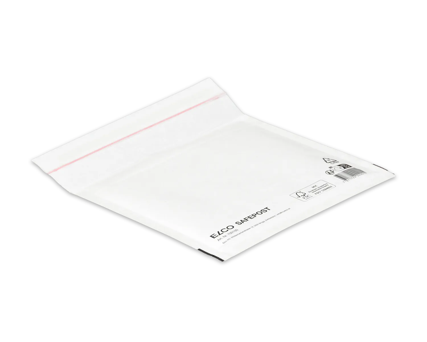 ELCO Safepost, 200 x 170 mm, Haftklebeverschluss, weiss