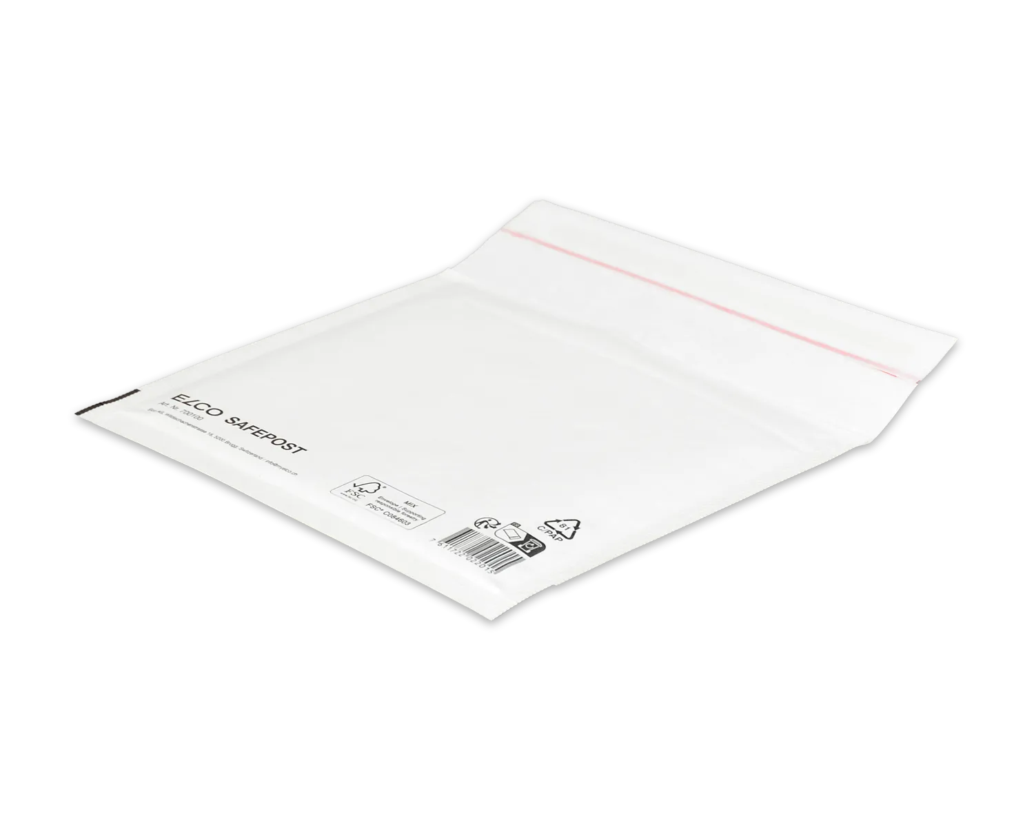 ELCO Safepost, 200 x 170 mm, Haftklebeverschluss, weiss