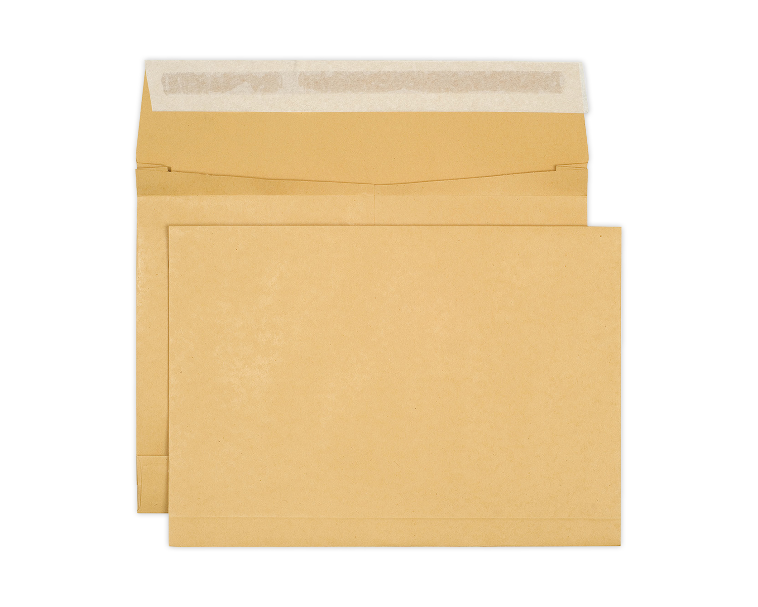 Image of Couvert mit Seitenfalten, ELCO, B4, ohne Fenster, Haftklebeverschluss, 140g/m2, braun