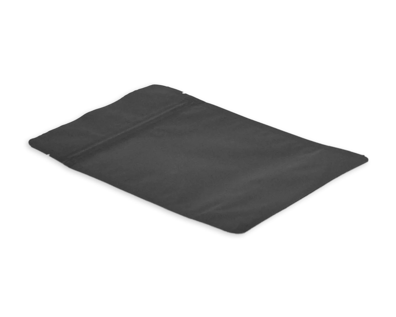 Standbodenbeutel ohne Ventil, ELCO, 125 x 210 mm, schwarz