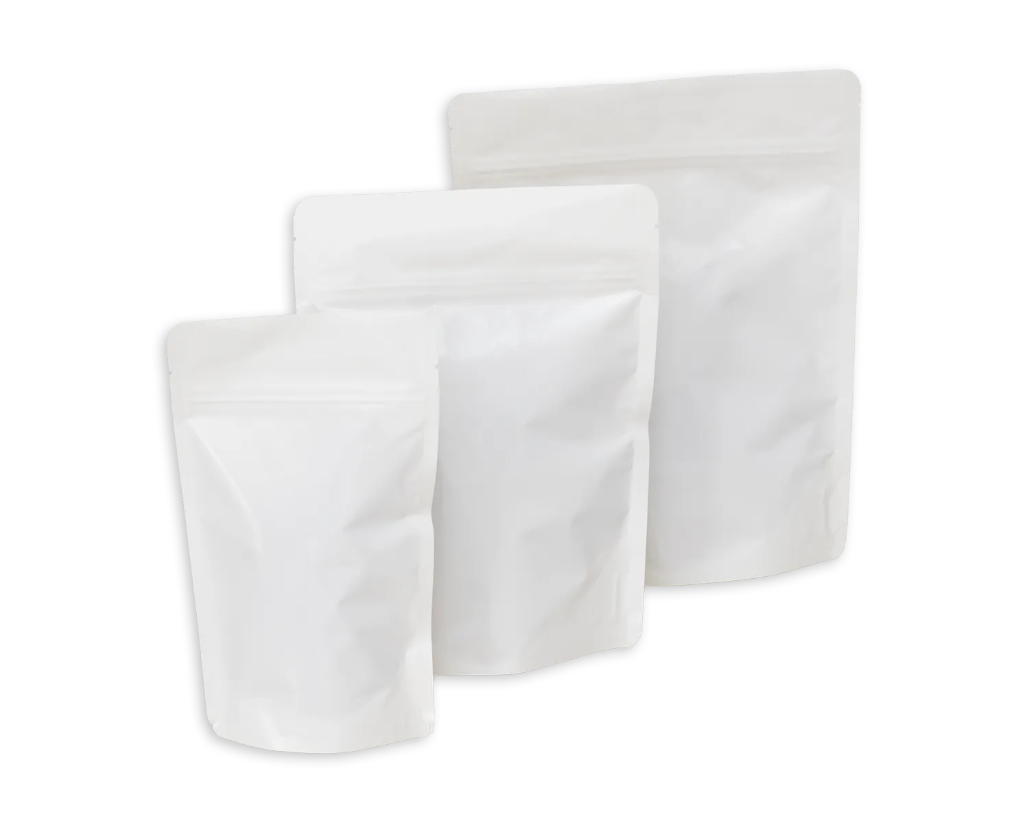 Standbodenbeutel ohne Ventil, ELCO, 180 x 240 mm, 40g/m2, weiss