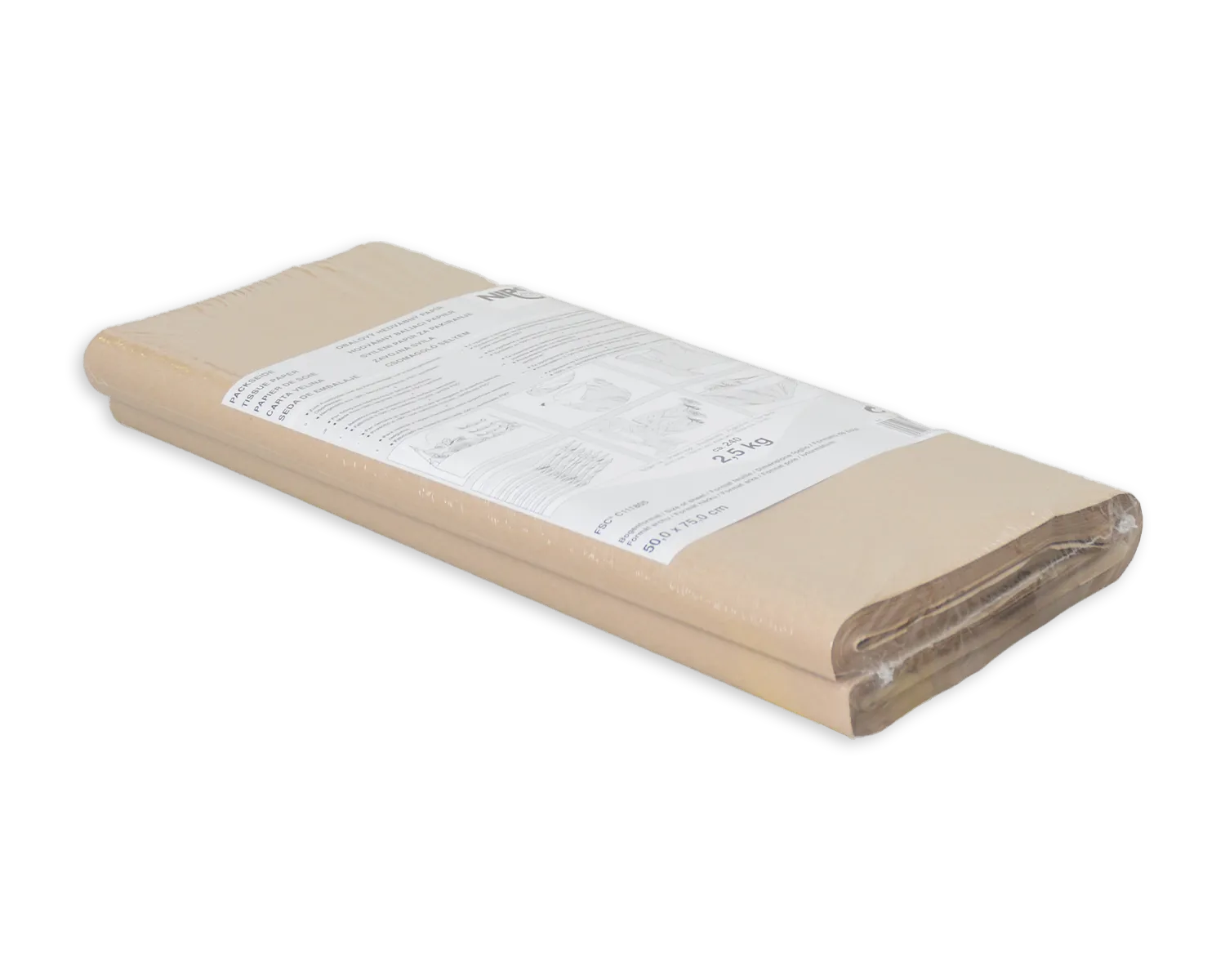 ELCO Silkwrap, 500 x 750 mm, 28g/m2, natur