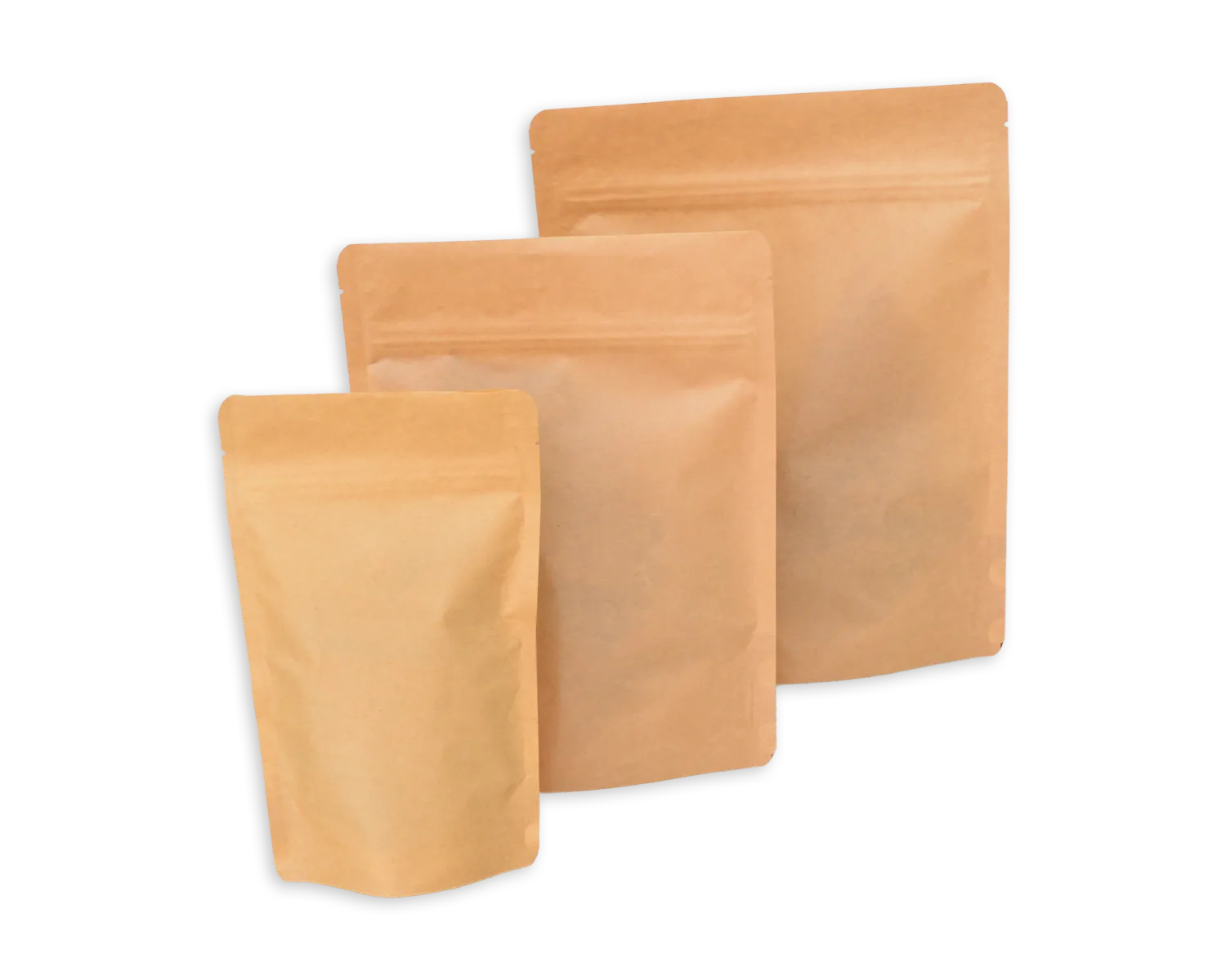 Sachet &agrave; fond plat sans valve, ELCO, 210 x 270 mm, 40g/m2, brun