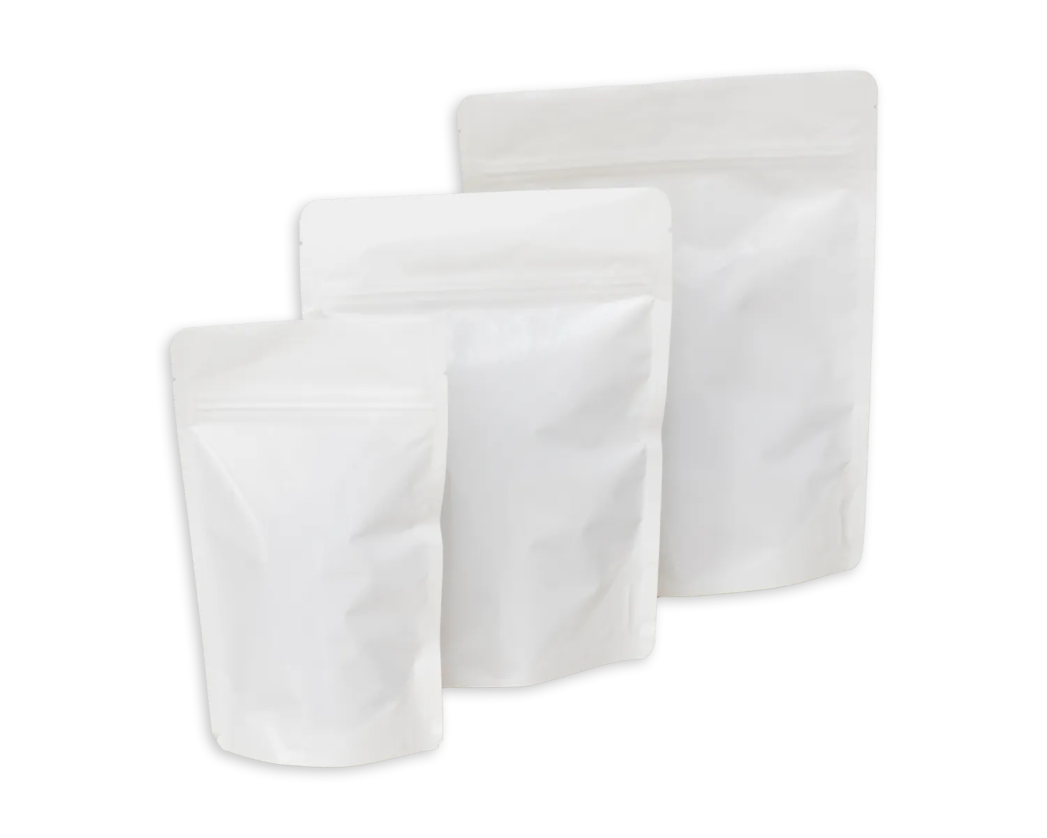 Standbodenbeutel ohne Ventil, ELCO, 210 x 270 mm, 40g/m2, weiss