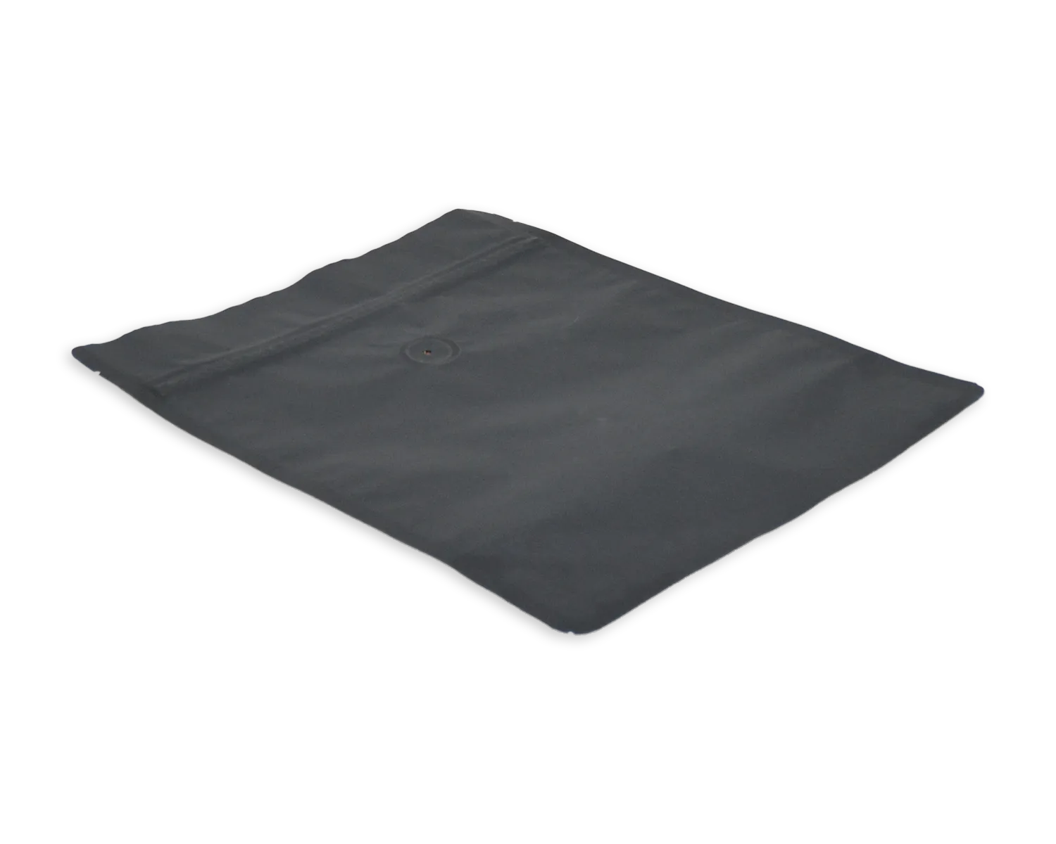 Standbodenbeutel mit Ventil, ELCO, 210 x 270 mm, -g/m2, schwarz