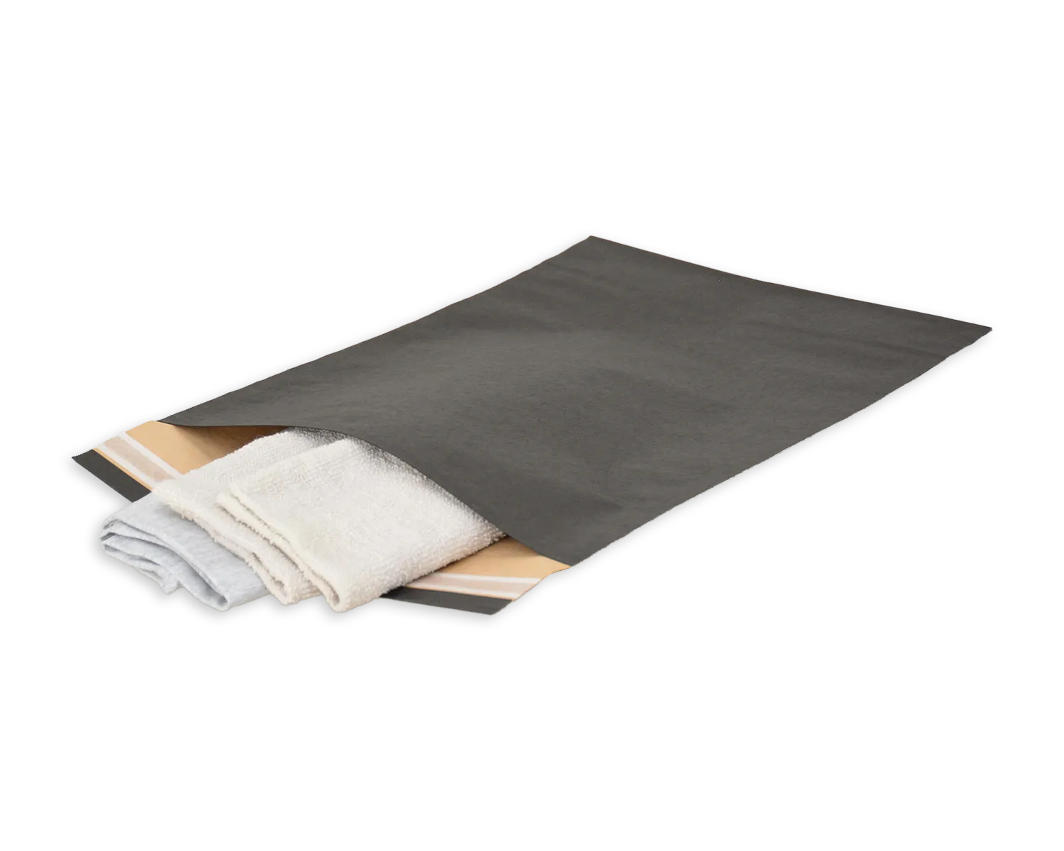 Geschenkbeutel, ELCO, 300 x 100 x 400 mm, Haftklebeverschluss, 100g/m2, schwarz