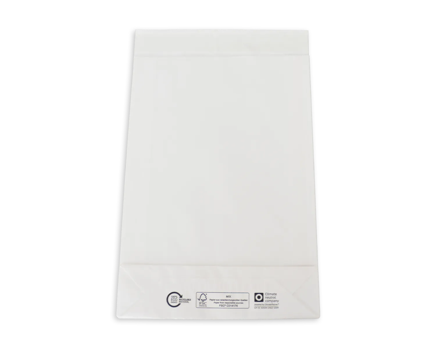 ELCO Mailbag, 300 x 80 x 430 mm, Haftklebeverschluss, 100g/m2, weiss