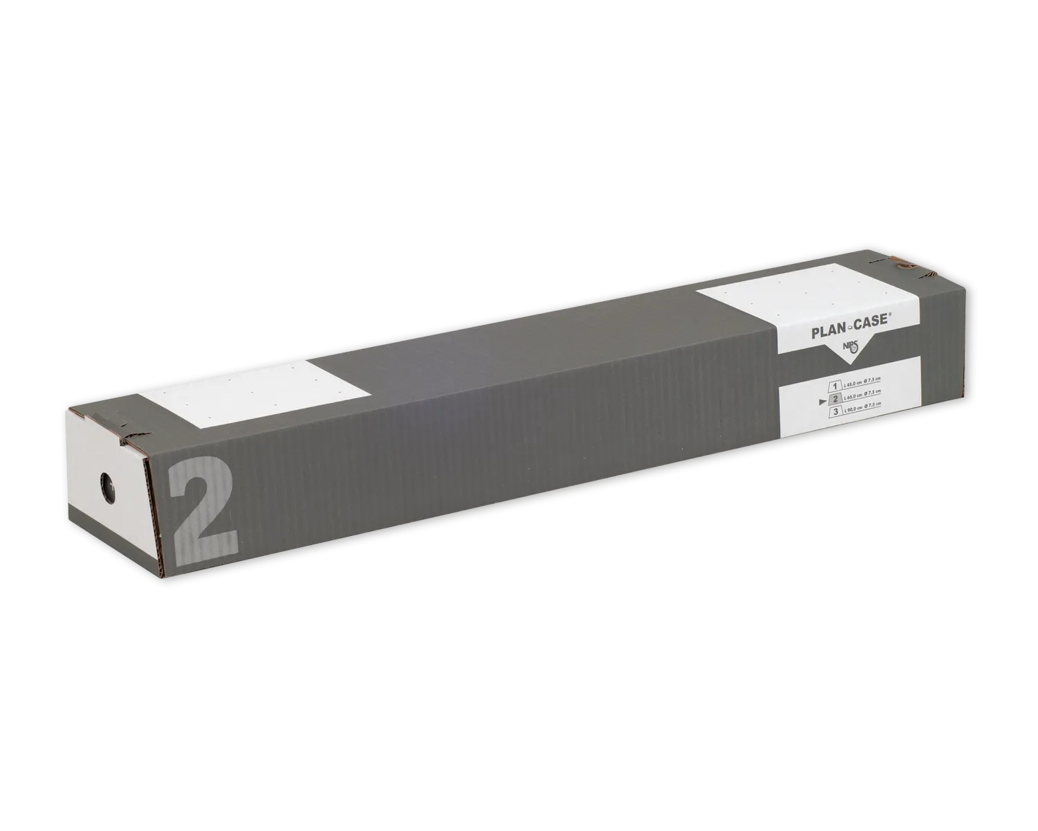 Carton d'exp&eacute;dition, ELCO Planbox, 158/115 x 620 x 82 mm, Fermeture &agrave; embo&icirc;tement, anthracite