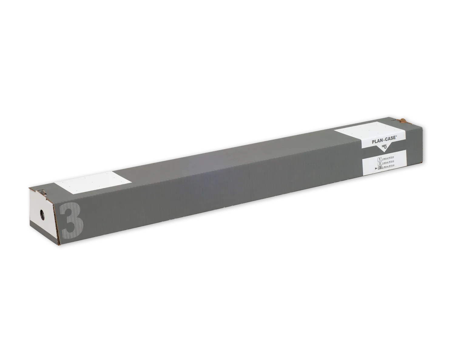 Carton d'exp&eacute;dition, ELCO Planbox, 158/115 x 870 x 82 mm, Fermeture &agrave; embo&icirc;tement, anthracite