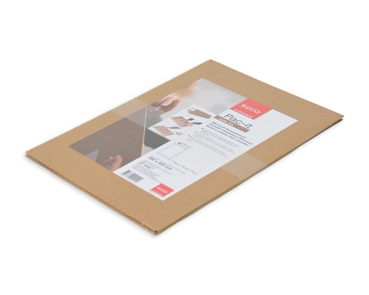 ELCO Safe, 250 x 353 mm, Haftklebeverschluss, braun