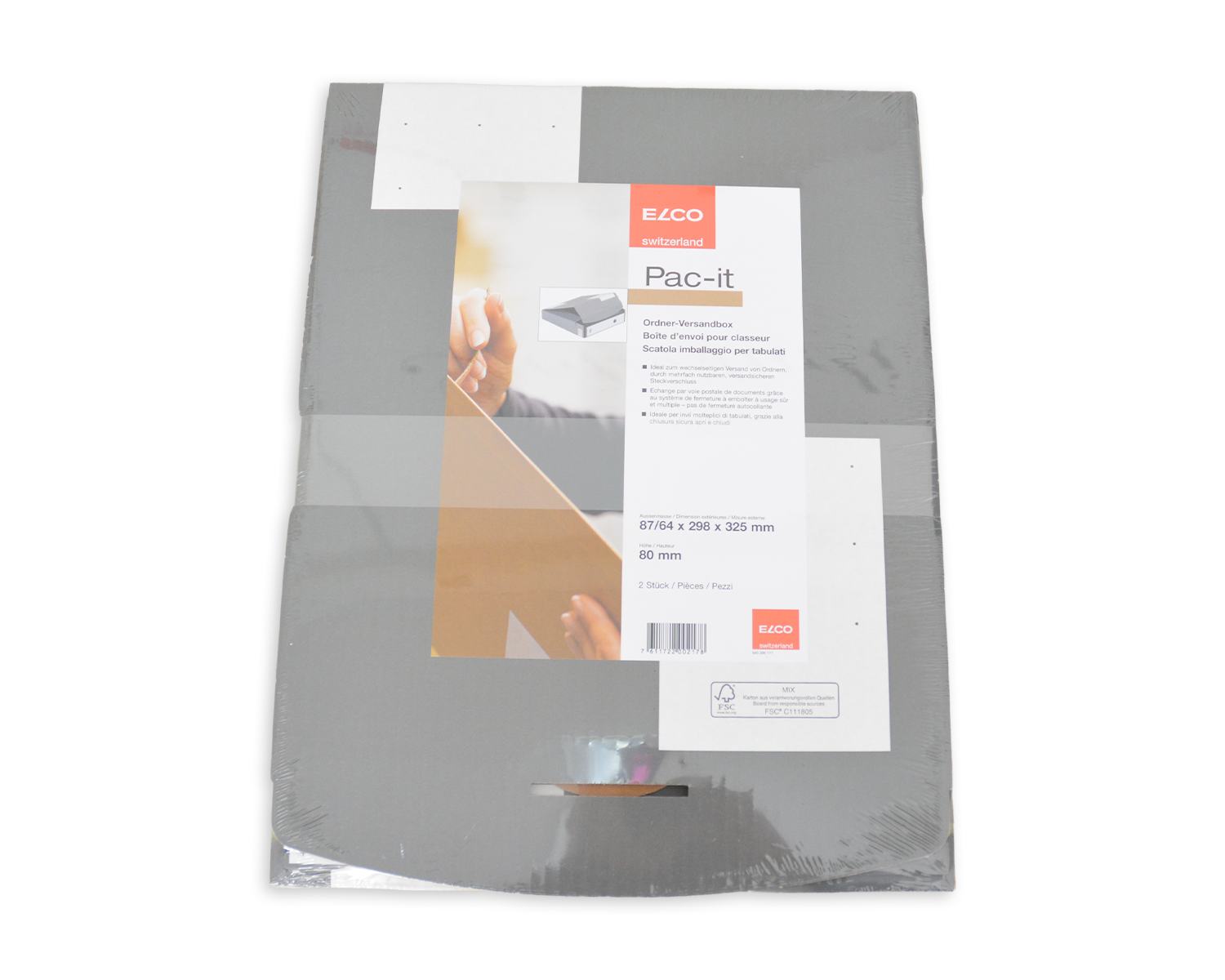 ELCO Mailingbox, 87 x 298 x 325 mm, Steckverschluss, anthrazit