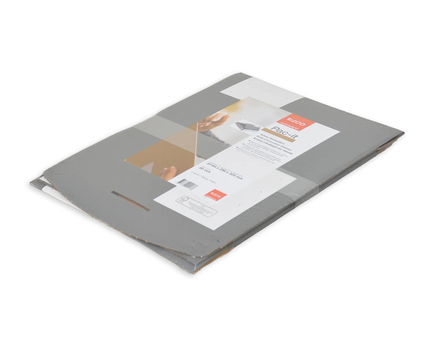 Boîte d'expédition de classeurs, ELCO Mailingbox, 87 x 298 x 325 mm, Fermeture à emboîtement, anthracite