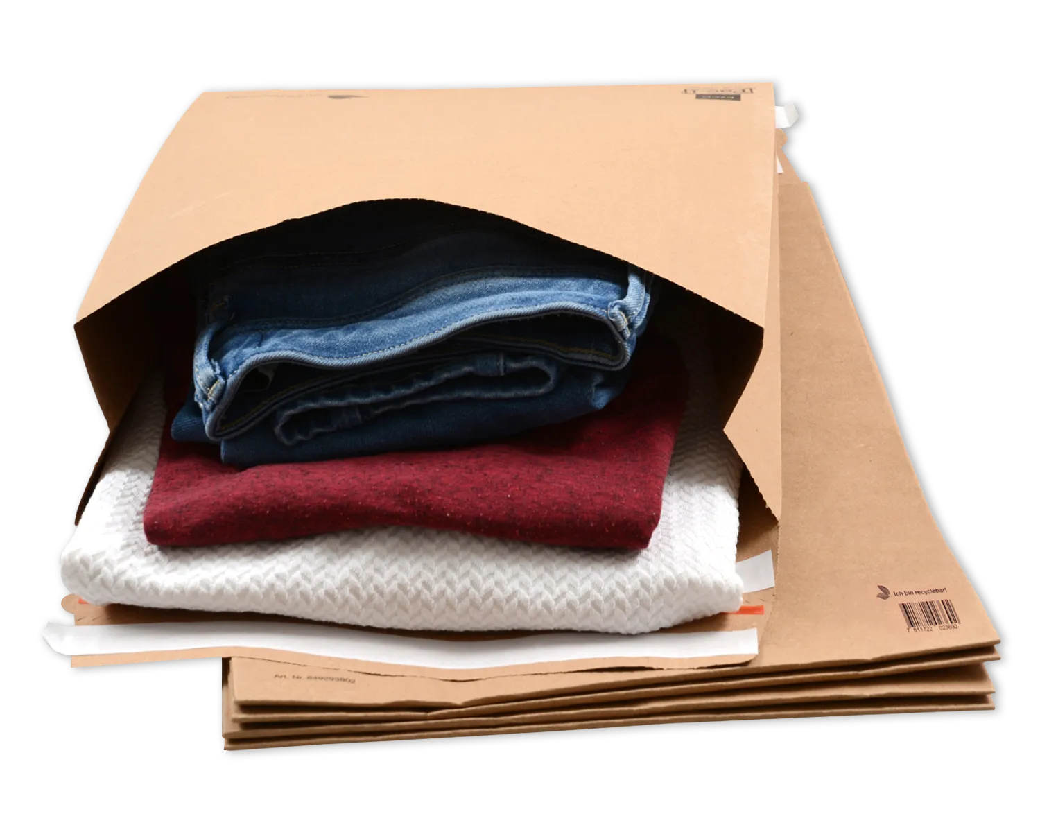 ELCO Mailbag, 225 x 335 x 70 mm, Doppelter Haftklebeverschluss, 135g/m2, braun