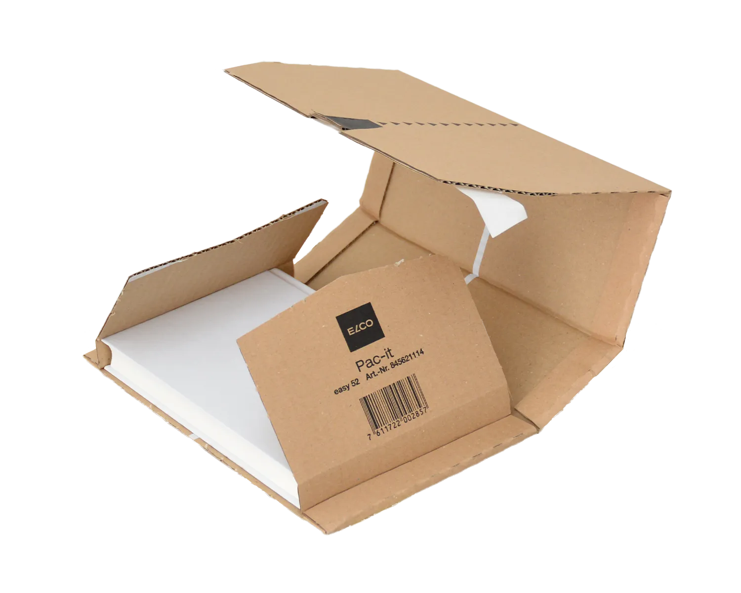 ELCO Easy, 155 x 215 x 58 mm, Haftklebeverschluss, braun