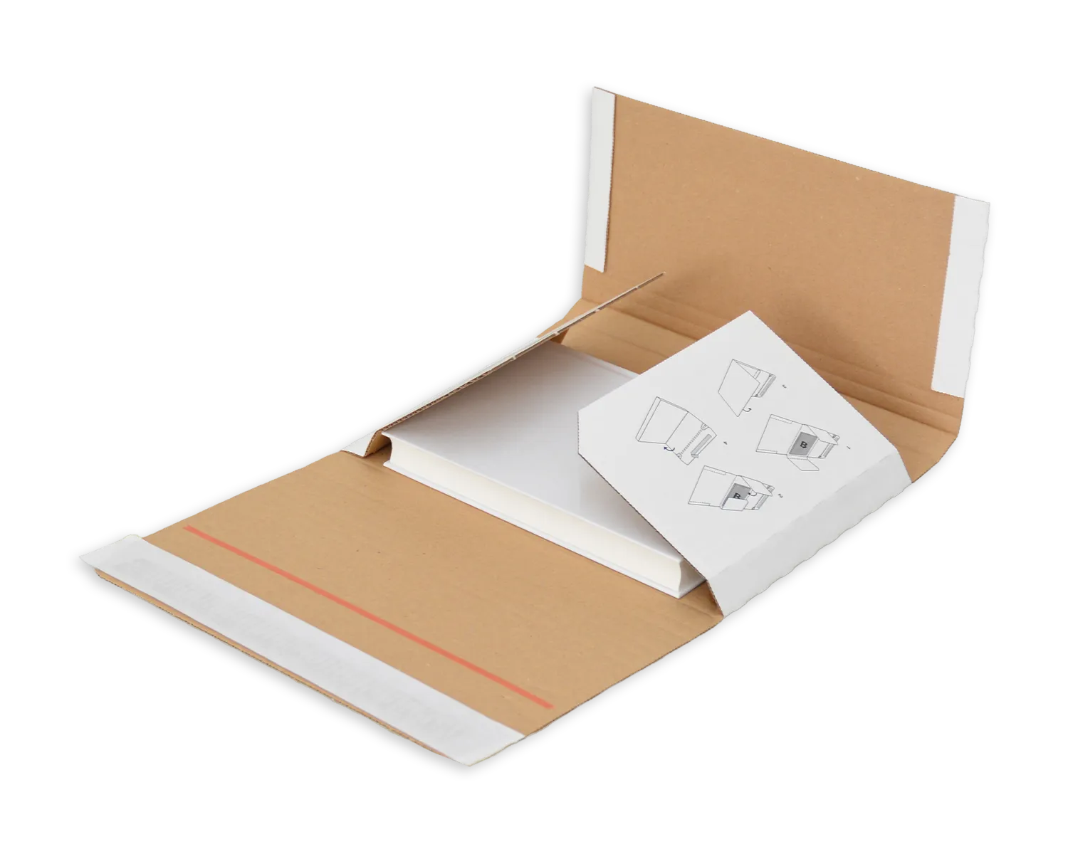 ELCO Easy, 225 x 165 x 58 mm, Haftklebeverschluss, weiss