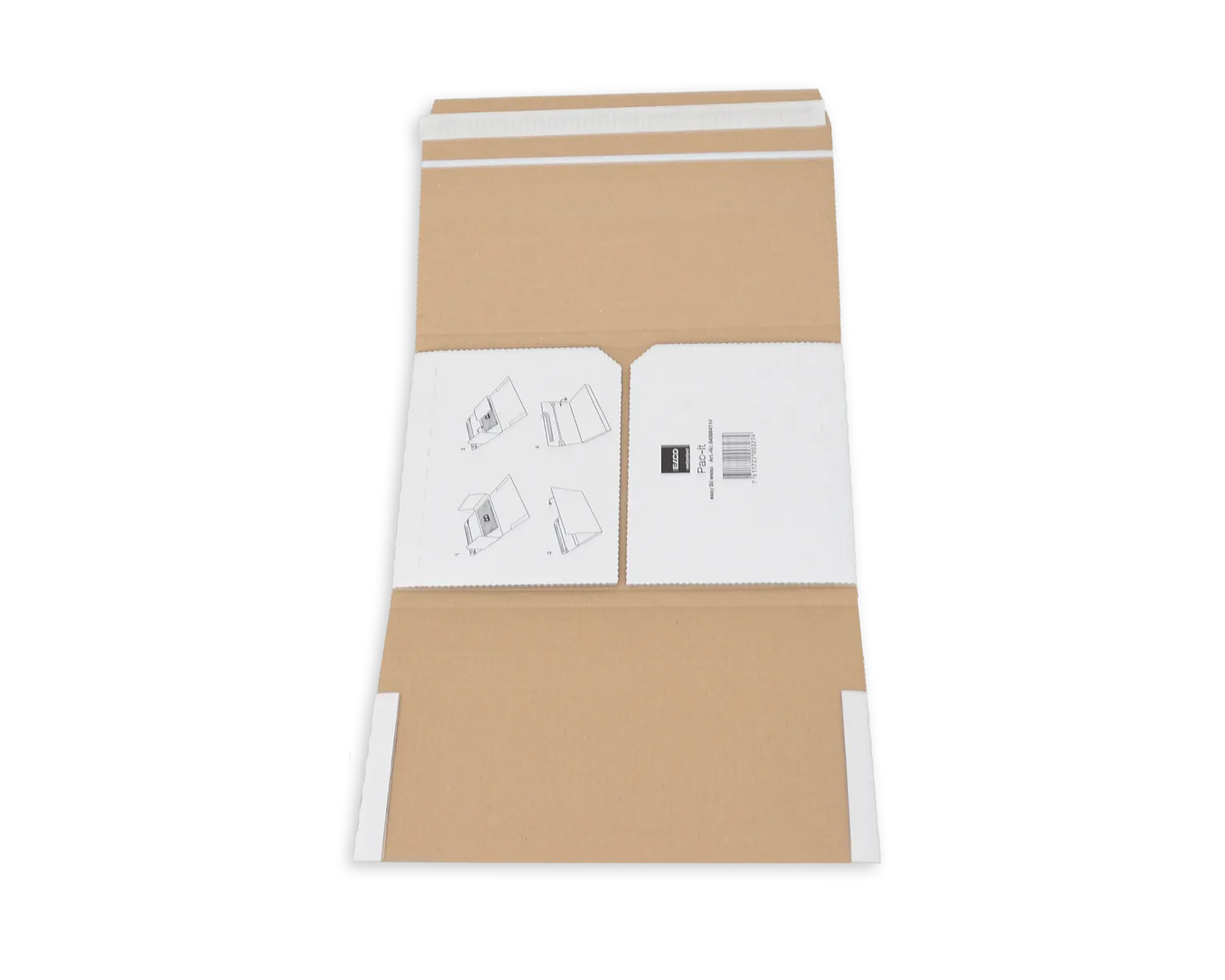 Emballage d'exp&eacute;dition, ELCO Easy, 309 x 222 x 90 mm, Fermeture auto-adh&eacute;sive, blanc