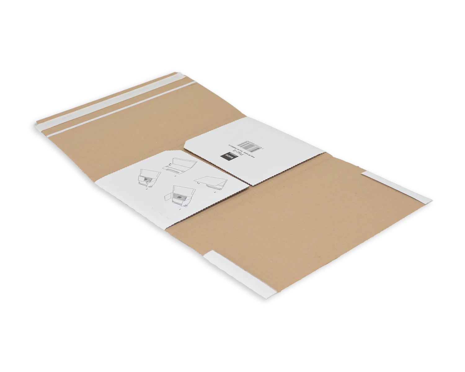 Emballage d'exp&eacute;dition, ELCO Easy, 309 x 222 x 90 mm, Fermeture auto-adh&eacute;sive, blanc