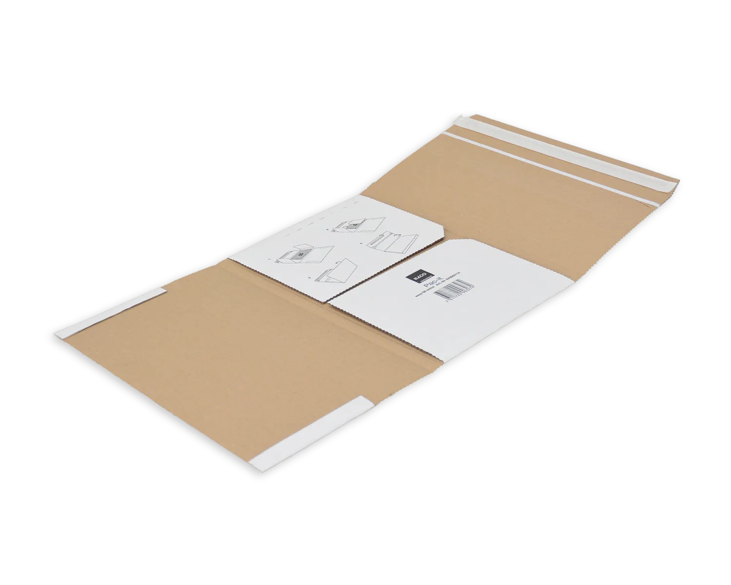 ELCO Easy, 309 x 222 x 90 mm, Haftklebeverschluss, weiss