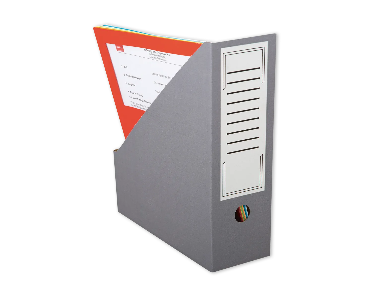 ELCO Docbox, 100 x 262 x 320 mm, anthrazit/weiss