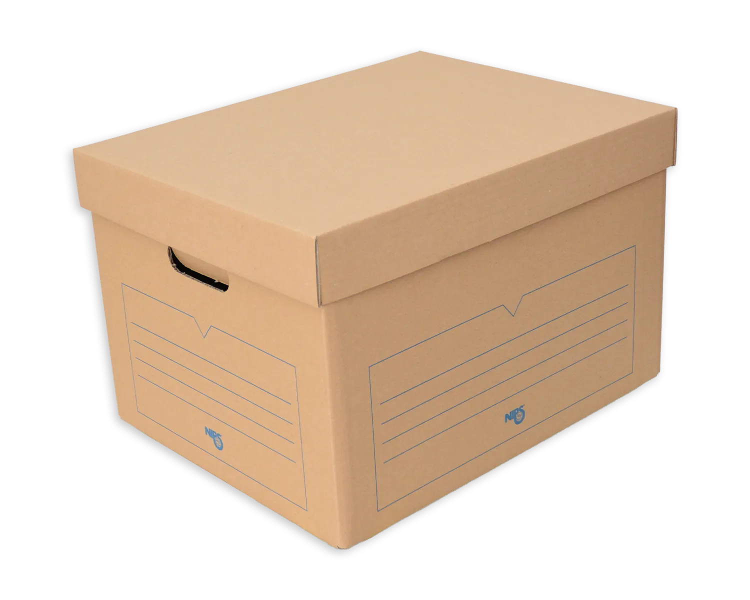 Archivablagebox, ELCO, 440 x 345 x 280 mm, braun
