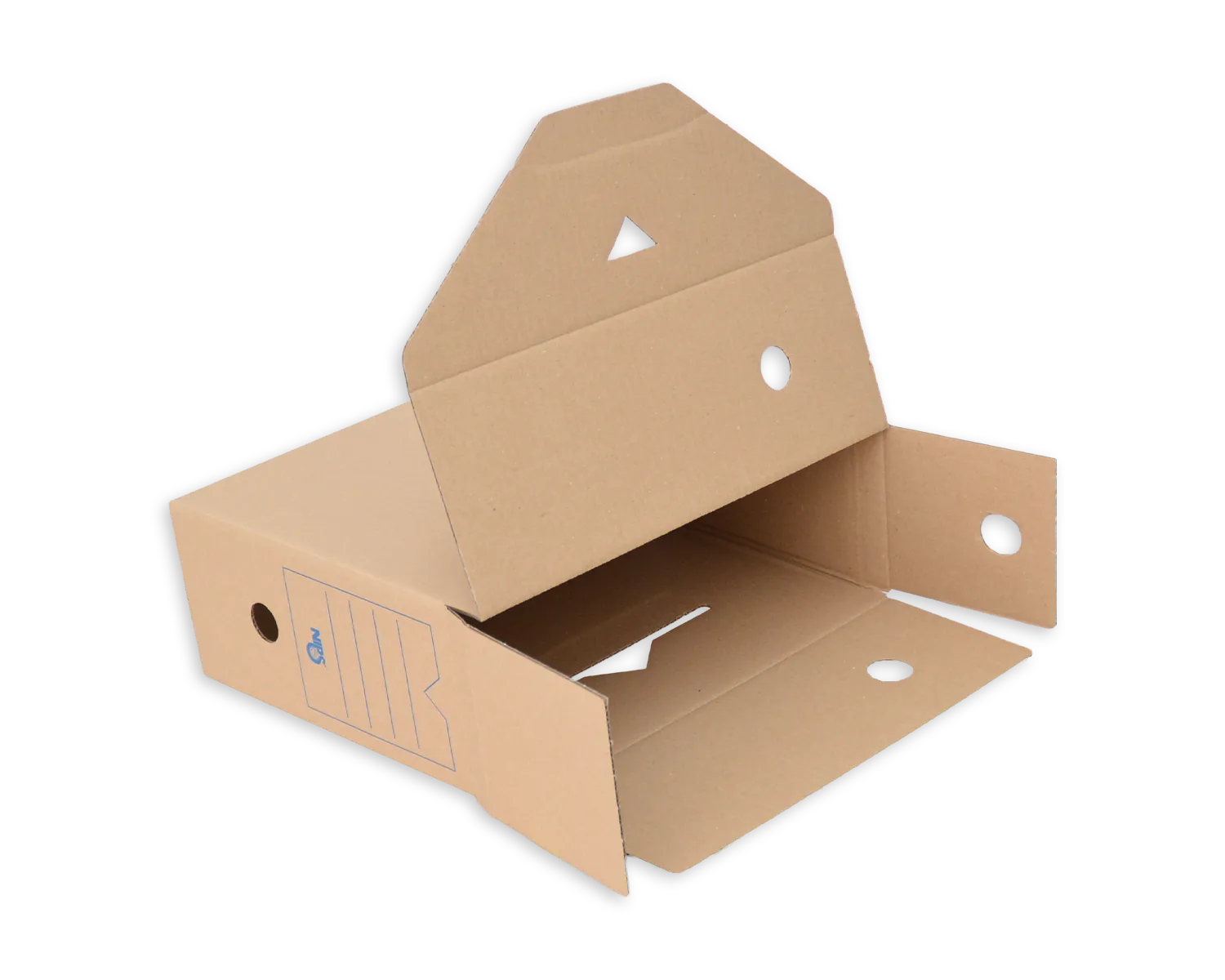 Archivablagebox, ELCO, 120 x 335 x 275 mm, braun