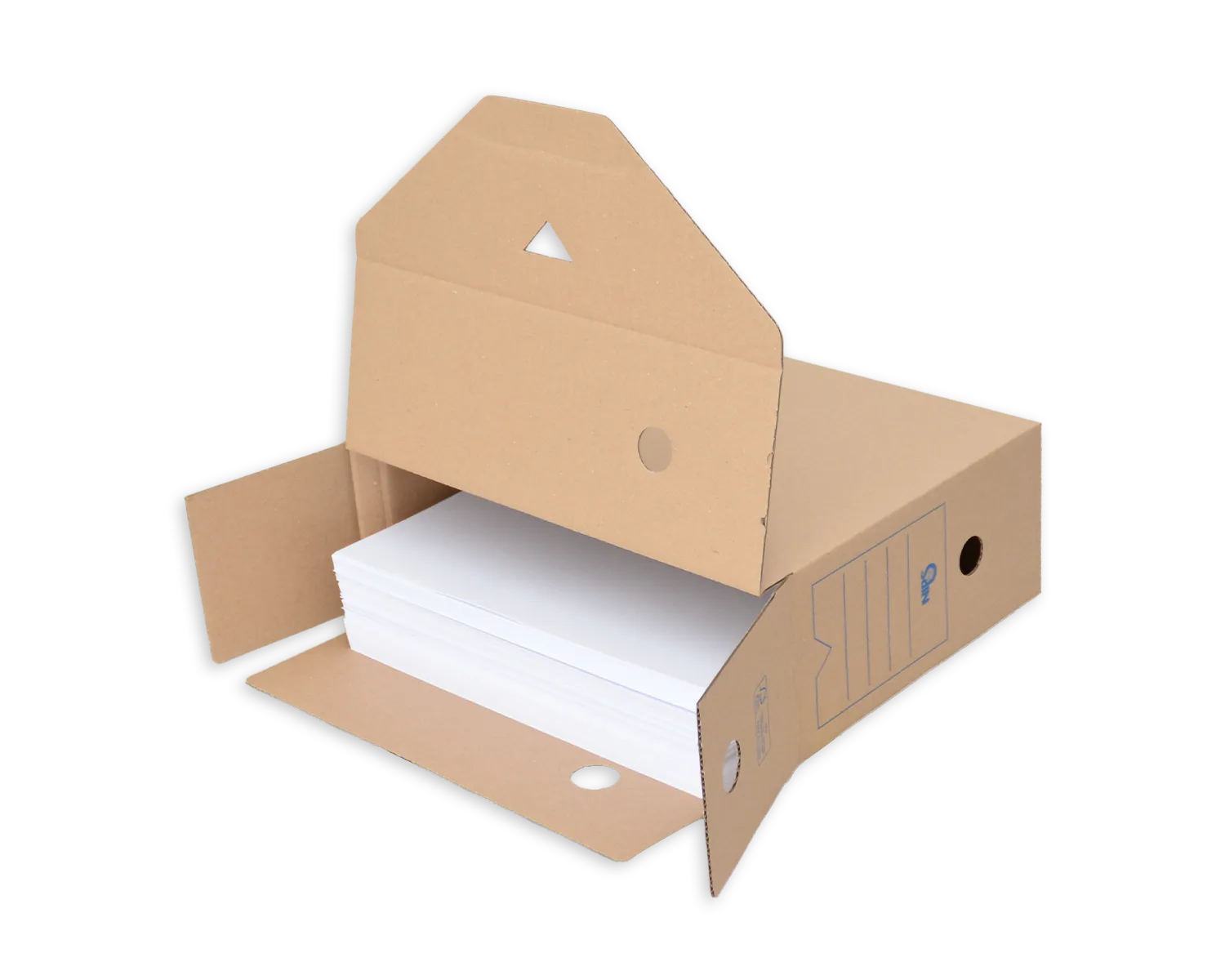 Archivablagebox, ELCO, 120 x 335 x 275 mm, braun