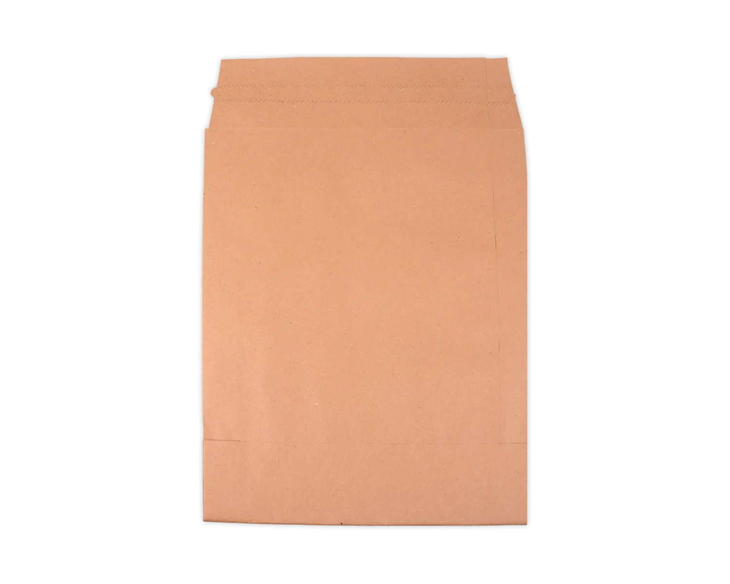 Sachets d'expédition en papier fond de pointe, ELCO , 380 x 475 x 80 mm, Double fermeture auto-adhésive, 135g/m2, brun