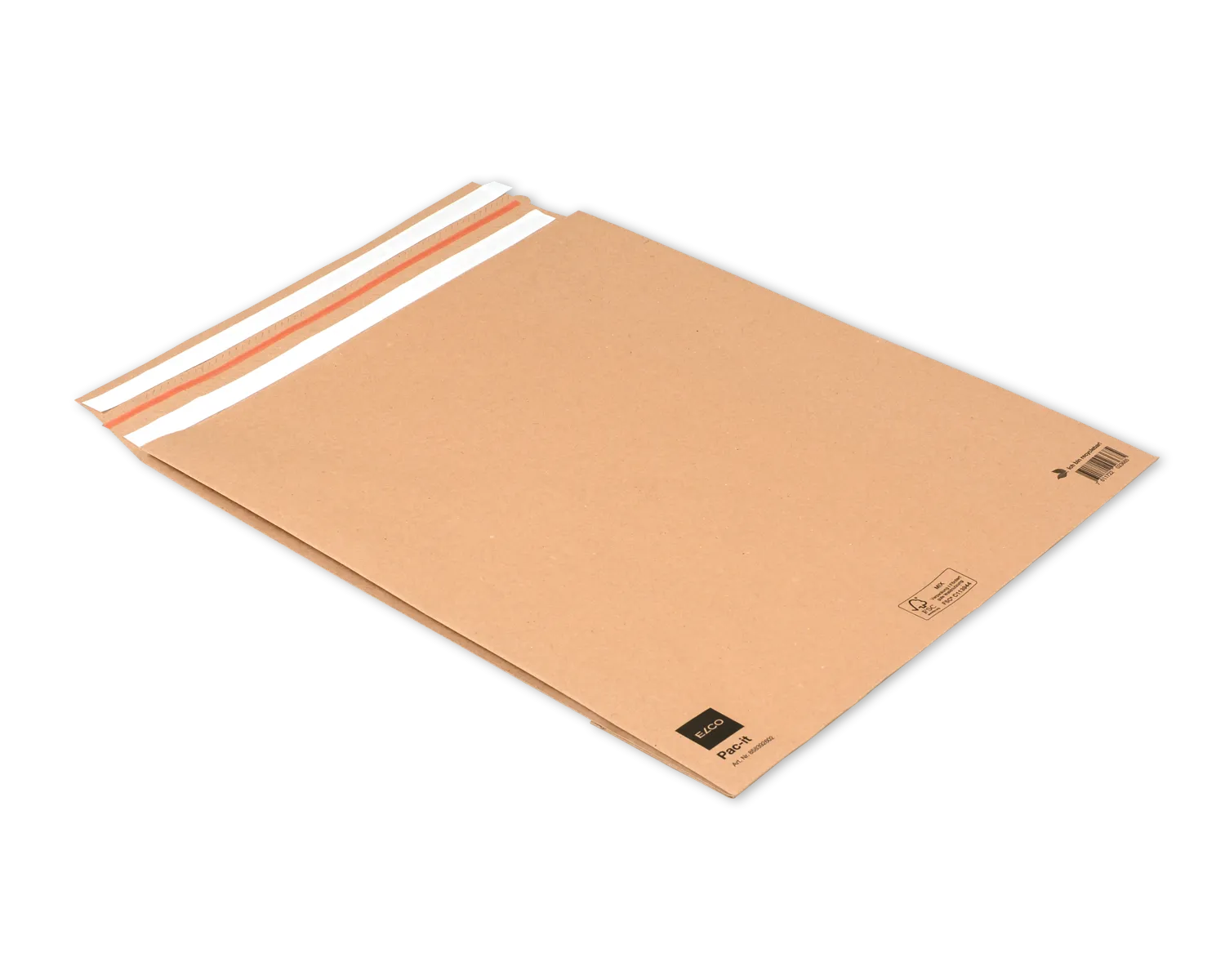 ELCO Mailbag, 380 x 475 x 80 mm, Doppelter Haftklebeverschluss, 135g/m2, braun