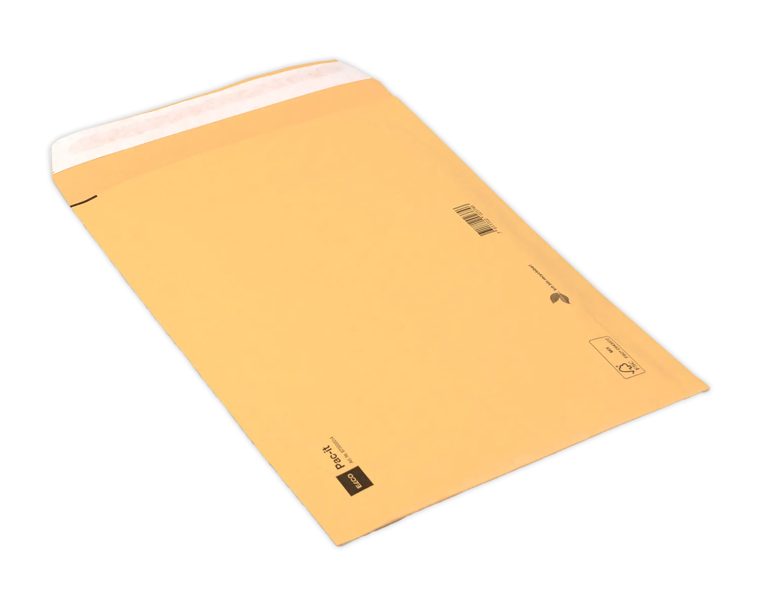 Pochette en papier rembourr&eacute;e, ELCO, 200 x 275 mm, Fermeture auto-adh&eacute;sive, 100g/m2, brun