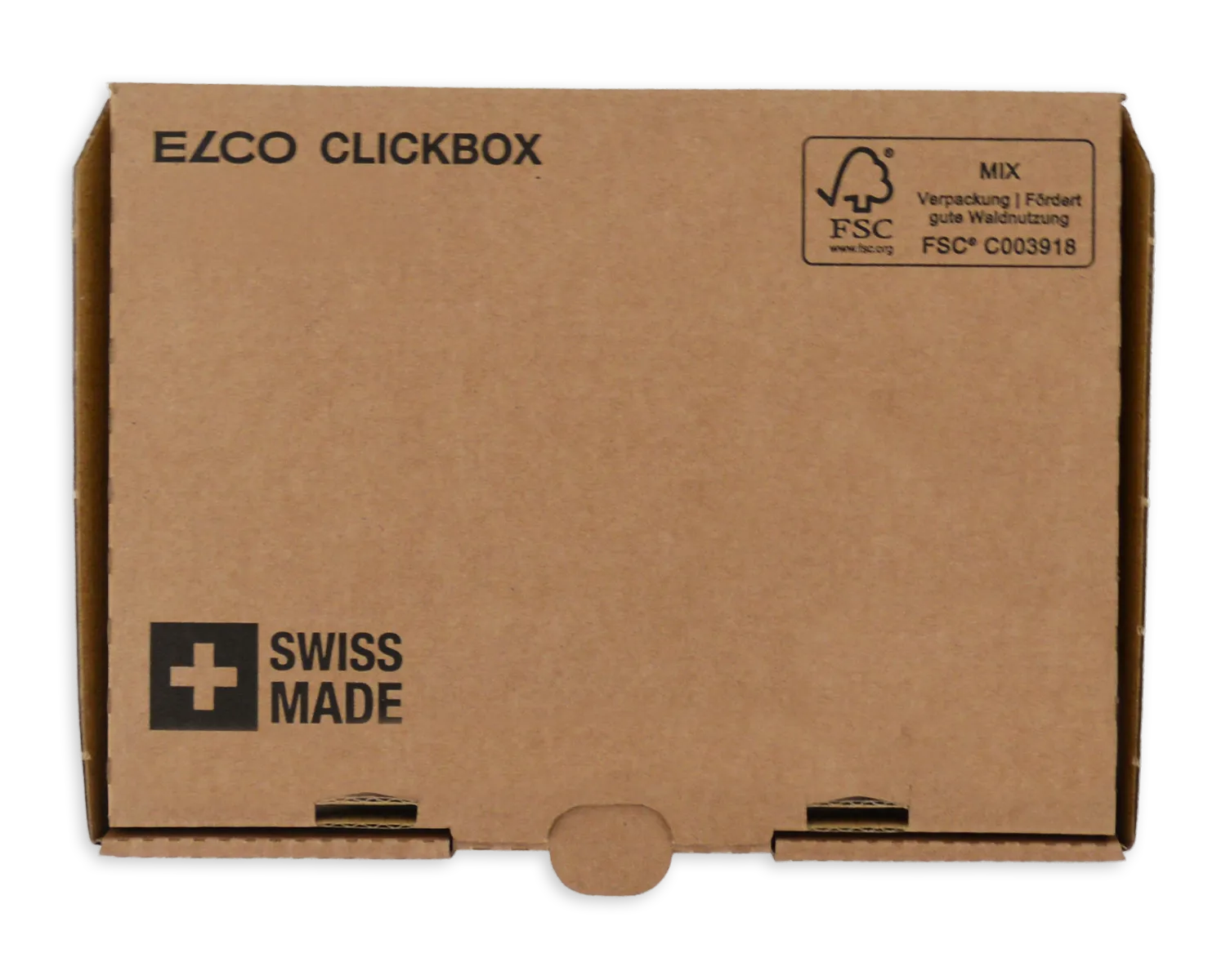 ELCO Clickbox, 155 x 110 x 16 mm, braun