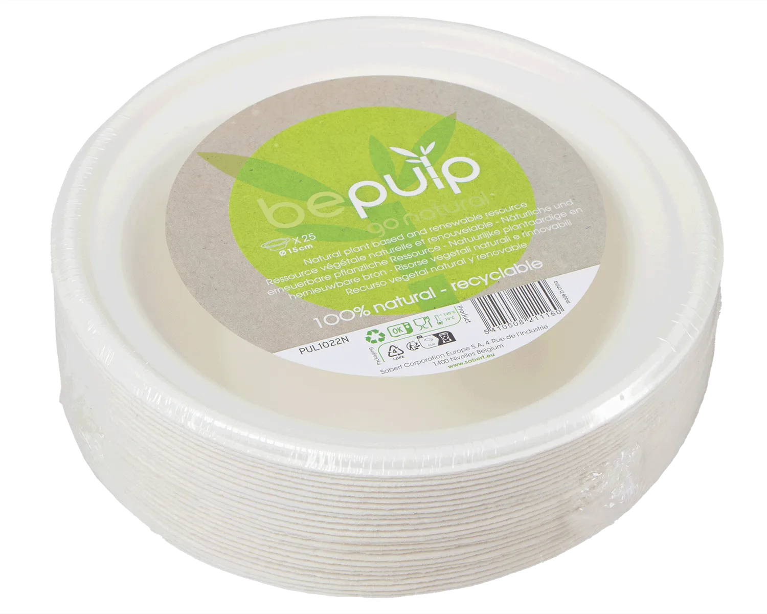 Bio Schale kompostierbar 400 ml  - 25er Pack