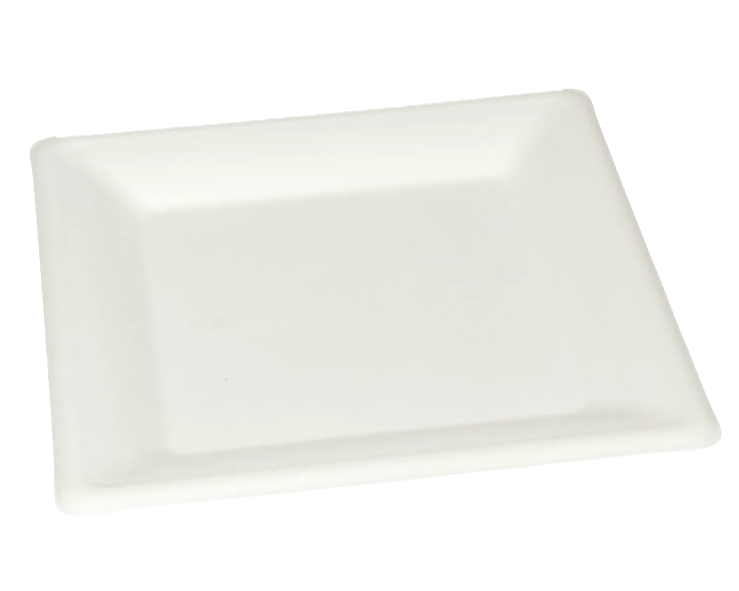 Bio Teller kompostierbar, quadratisch 26x26 cm - 10er Pack