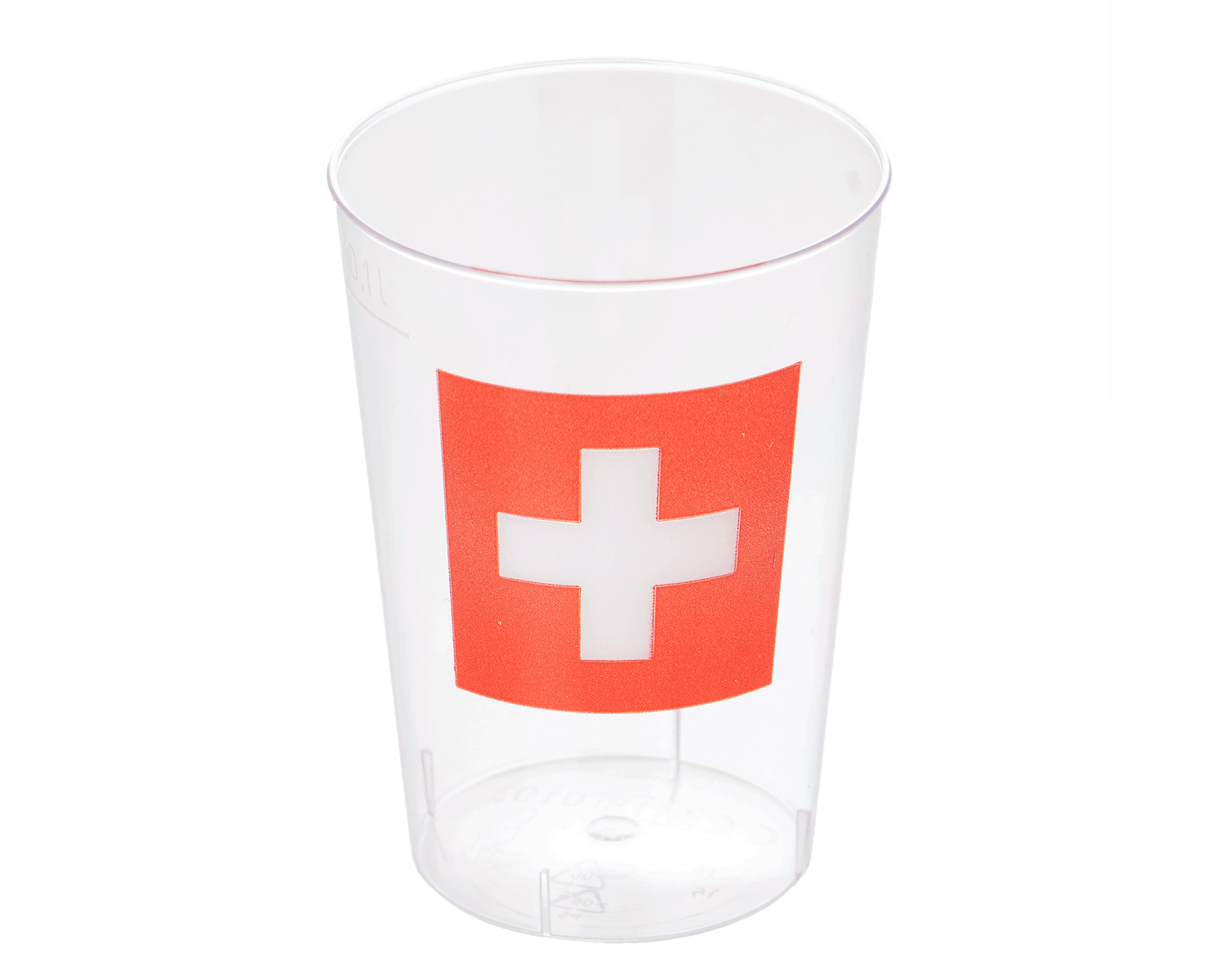 Image of Becher "CH-Kreuz" 2 dl - 15er Pack