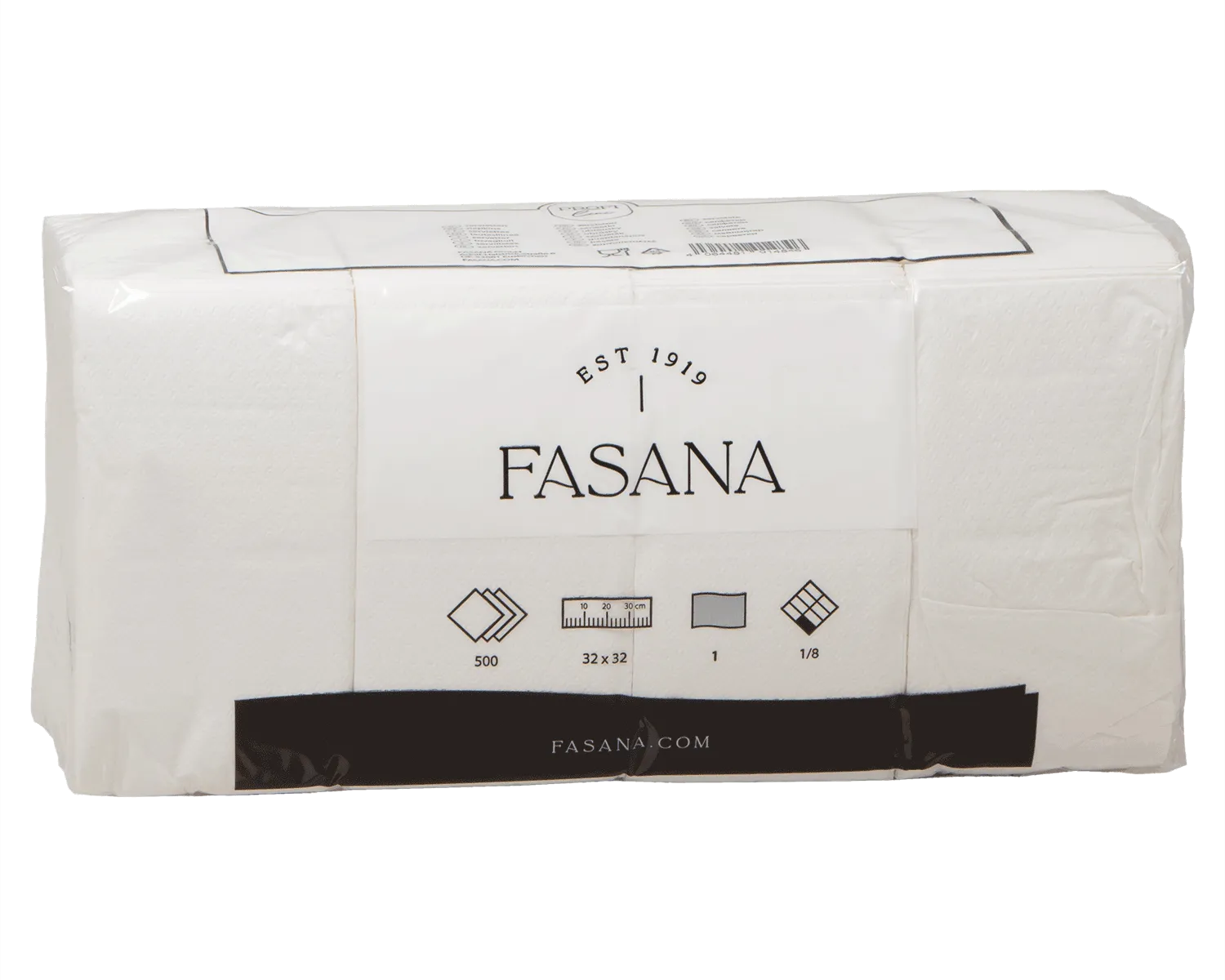 Imbiss-Servietten, 32 x 32 cm, 1/8 Falz