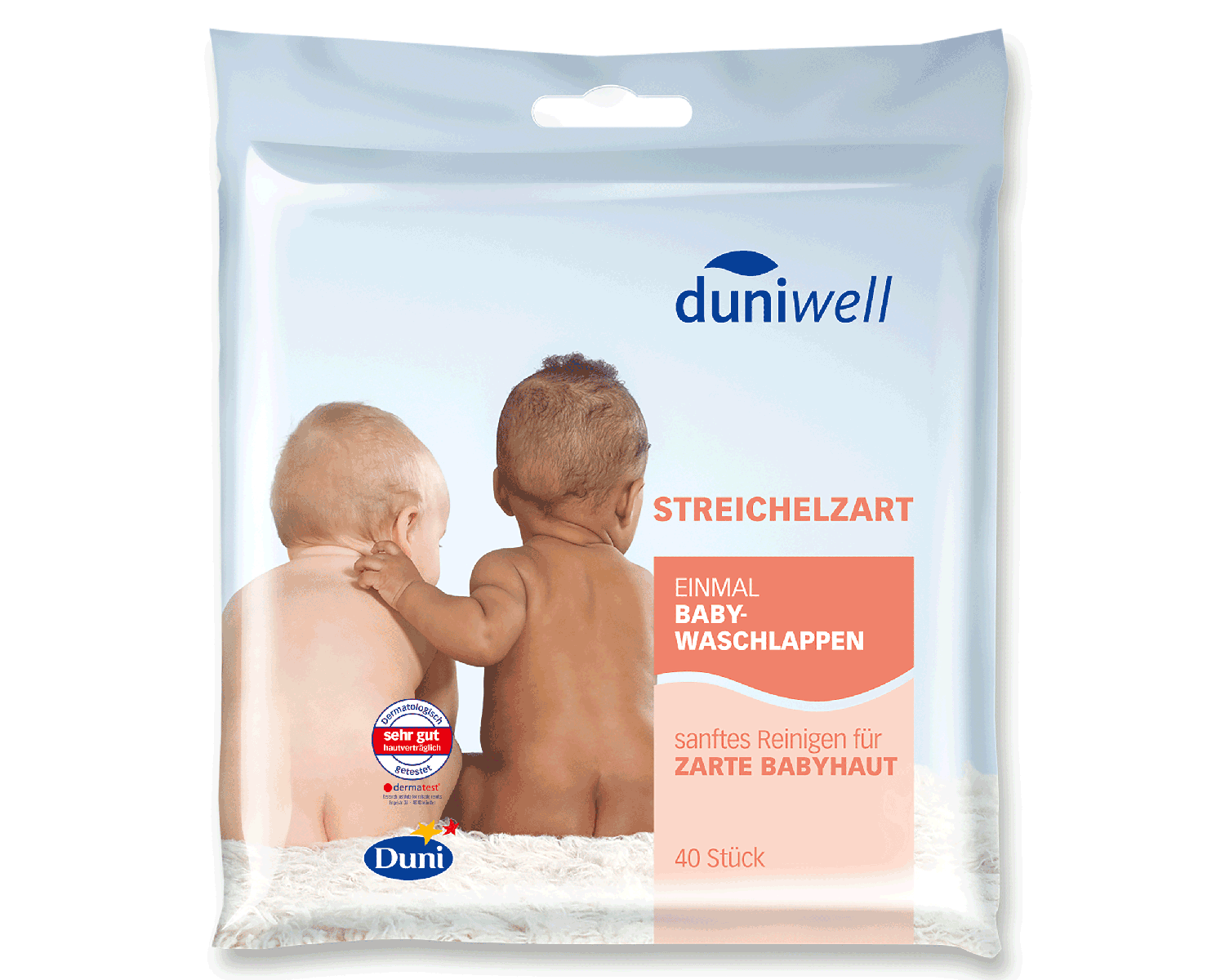 Baby-Waschlappen 20 x 20 cm - 40er Pack