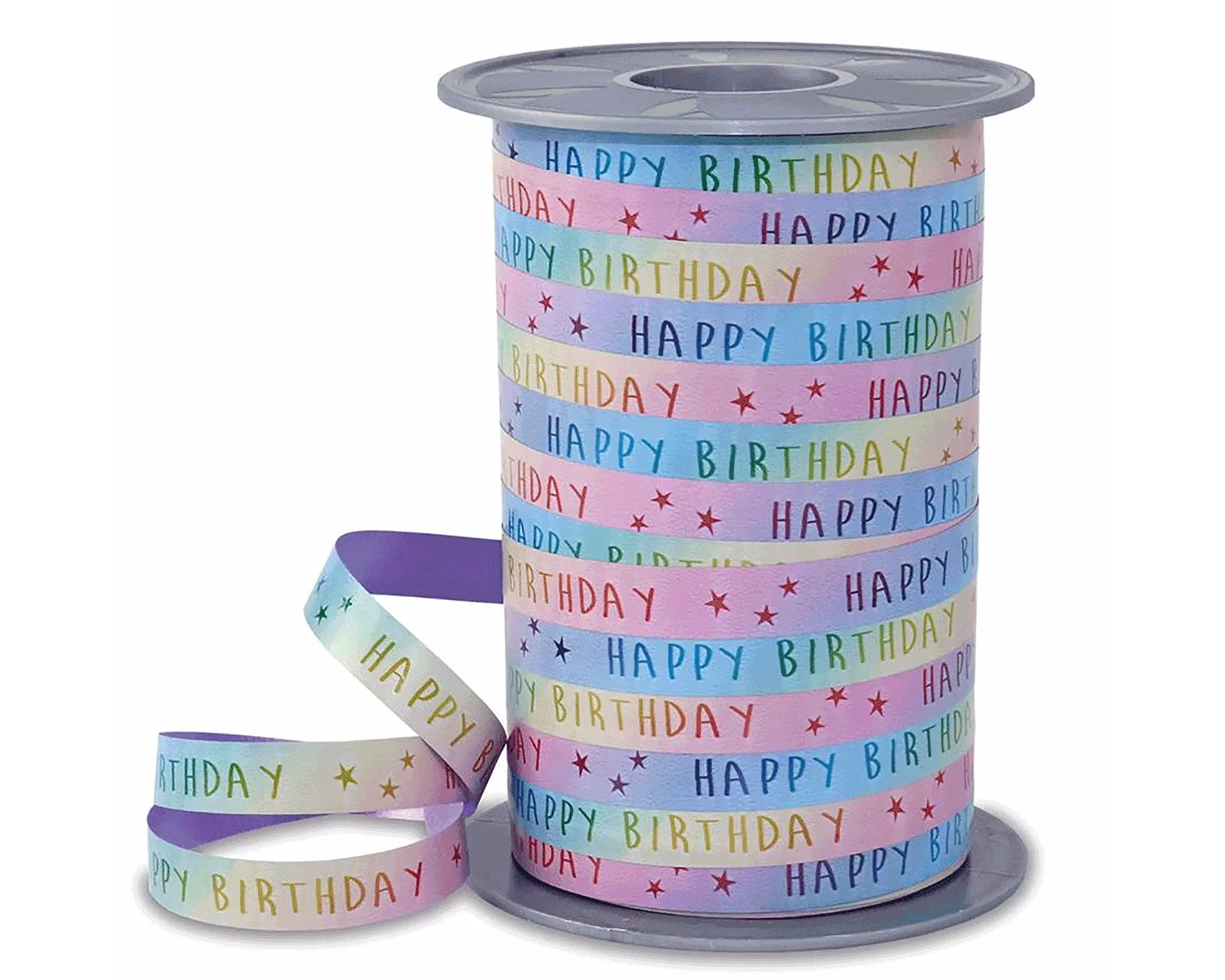 Regenbogenringelband Birthday 10mmx200m