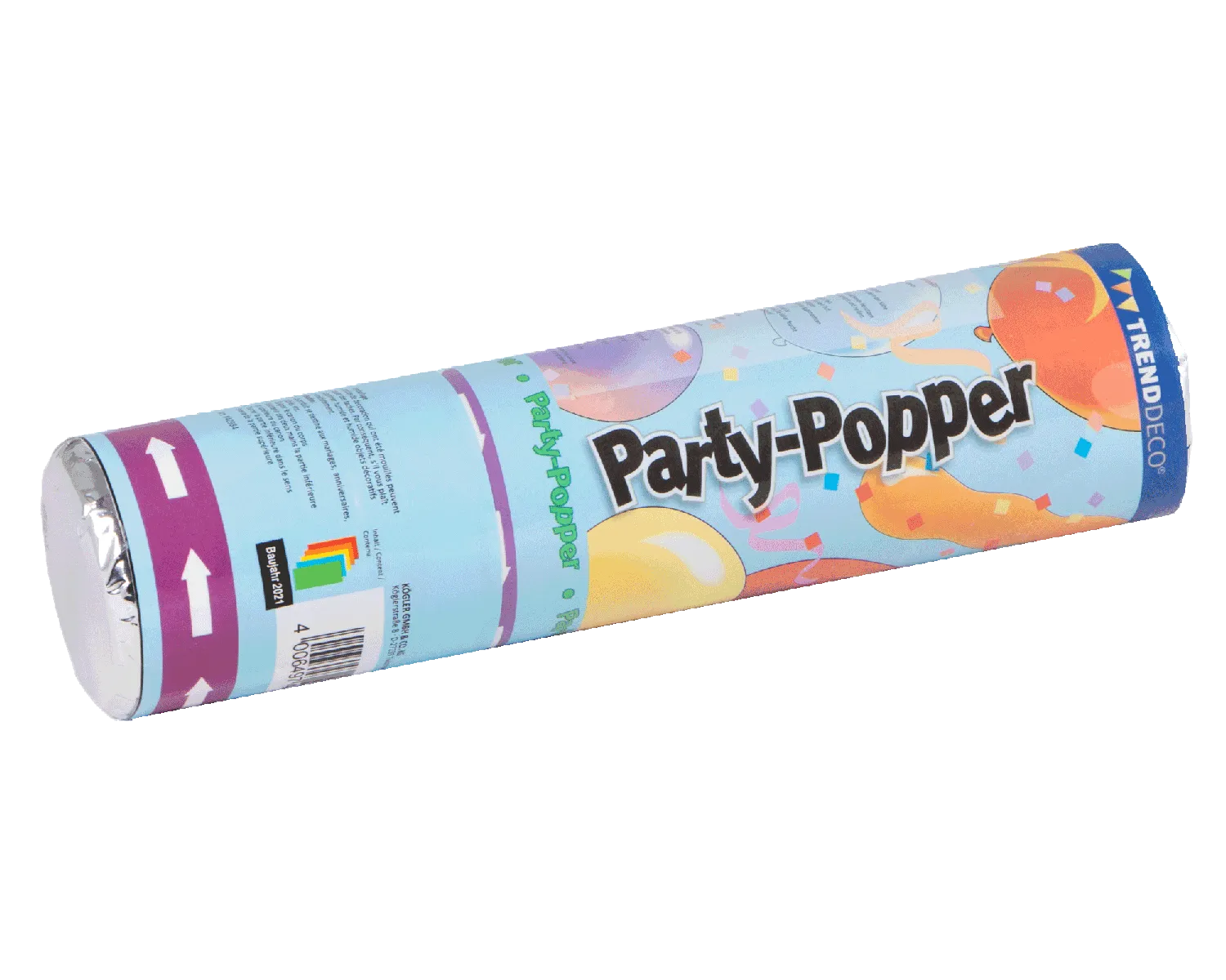 Konfetti-Kanone 20cm, bunt