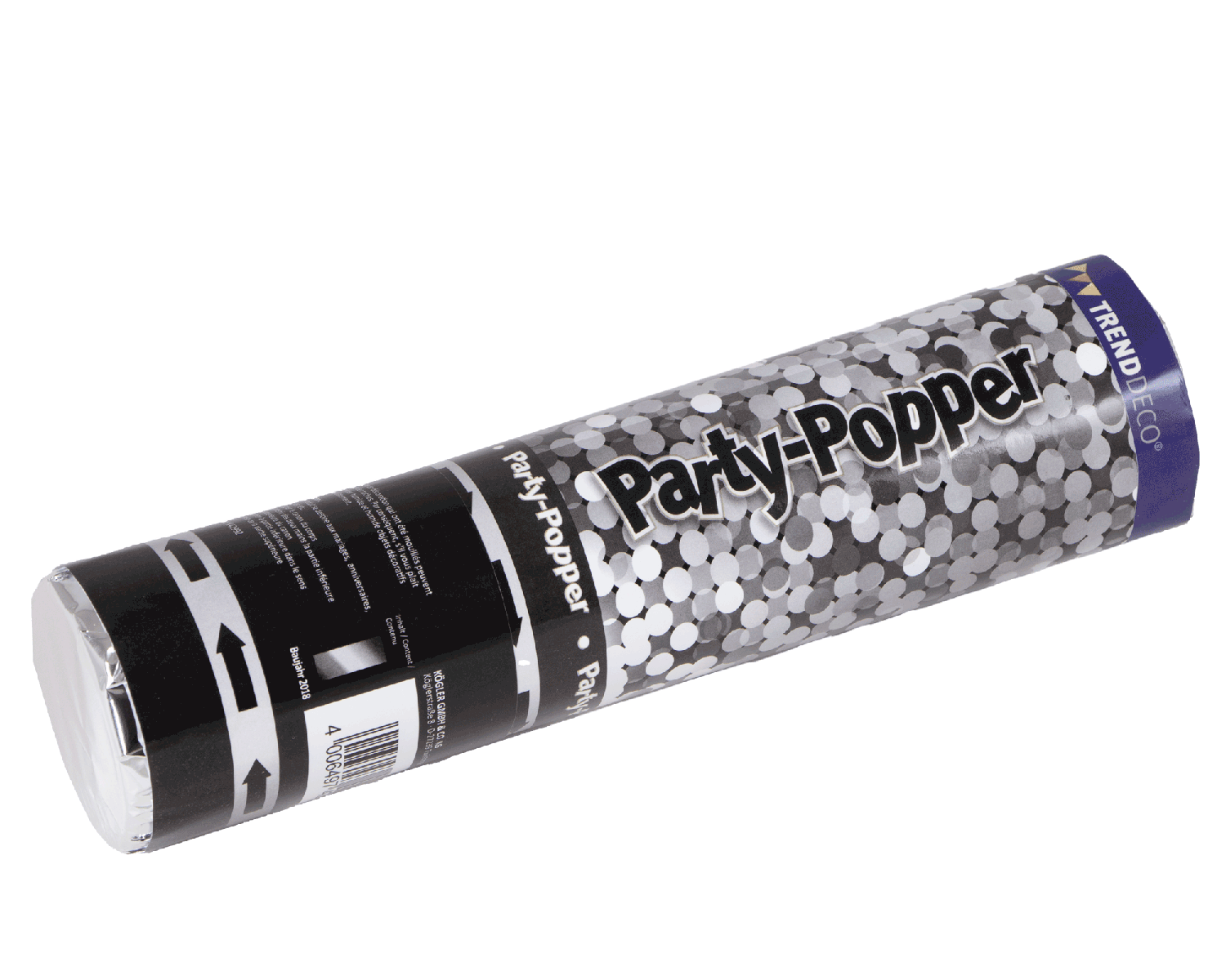 Image of Konfetti-Kanone 20cm, silber