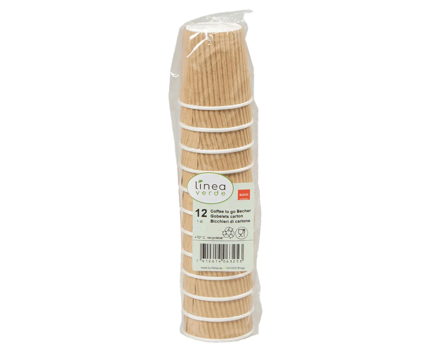Coffee to go Becher, doppelwandig 1 dl - 12er Pack