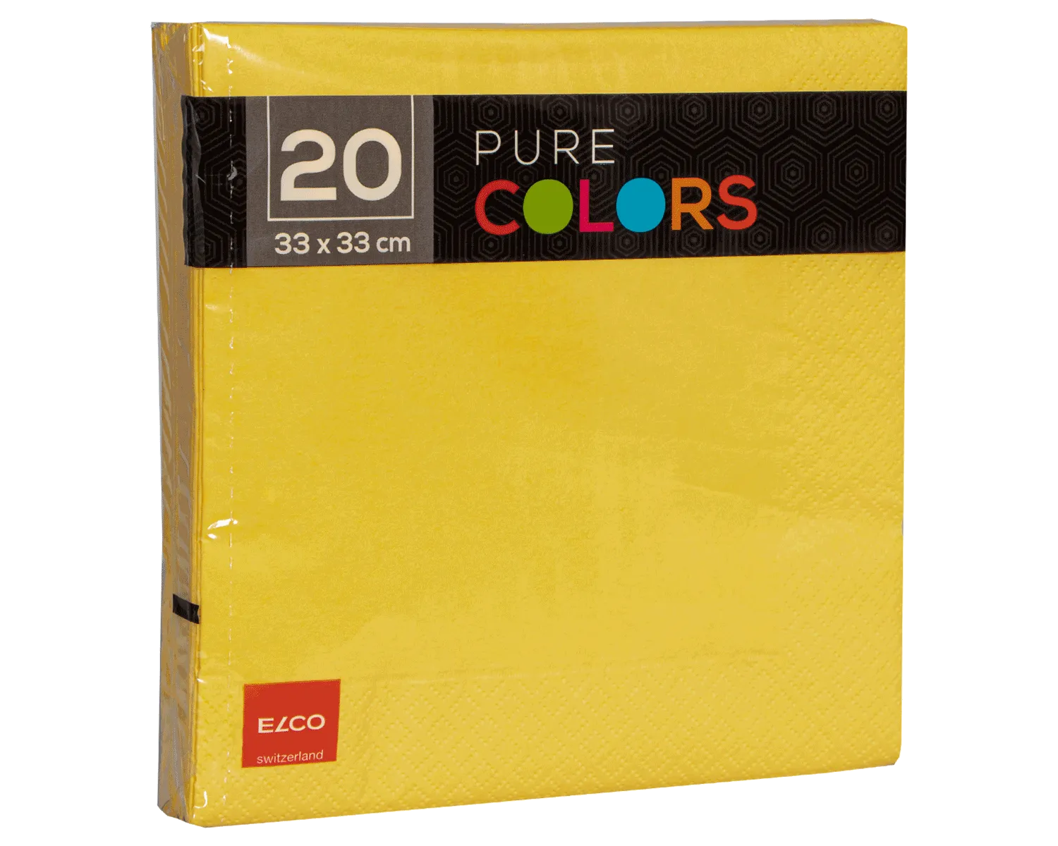 Serviettes de table, 33 x 33 cm, couleurs assorties